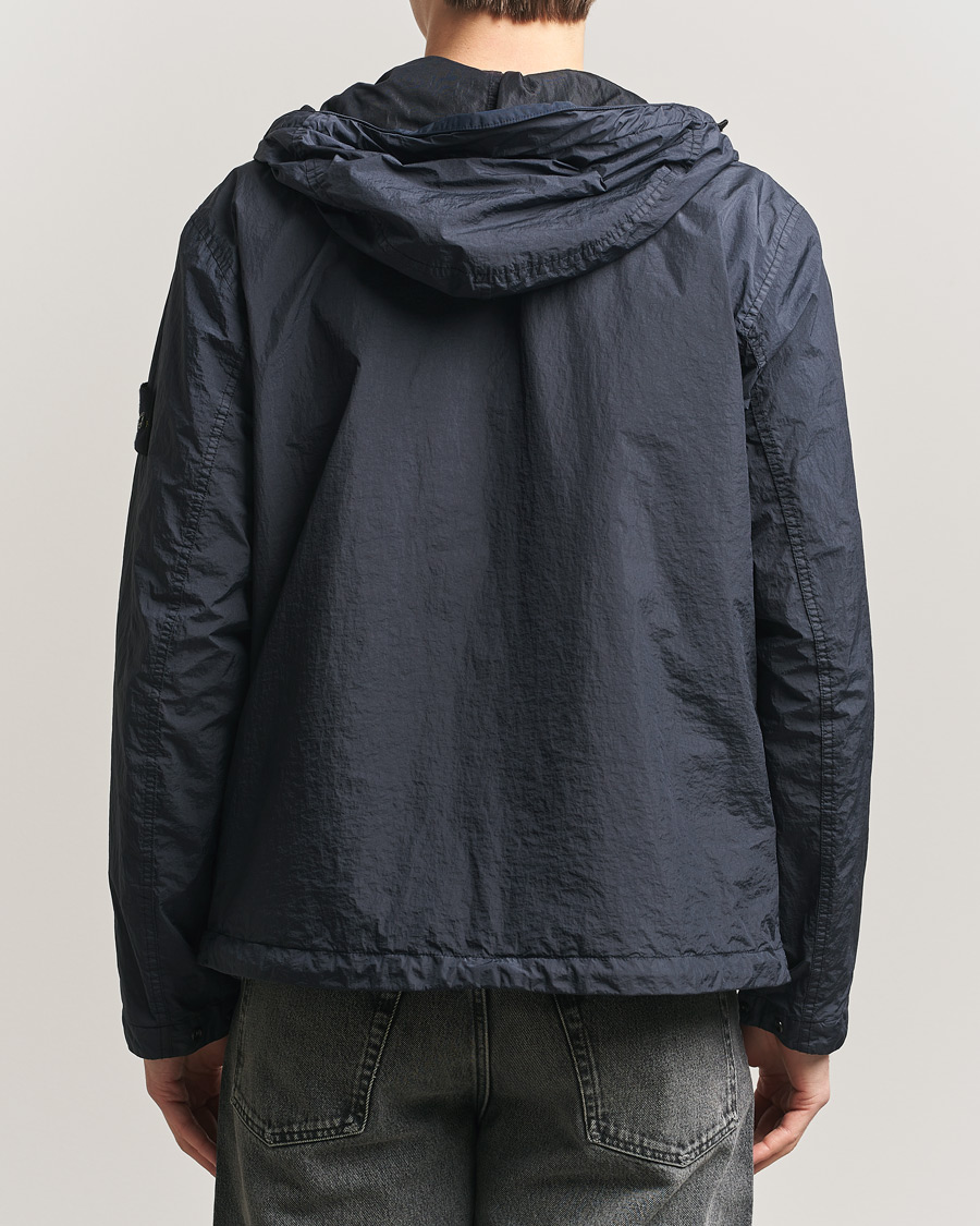 Herr | Jackor | Stone Island | Crinkle Reps Padded Hood Jacket Navy
