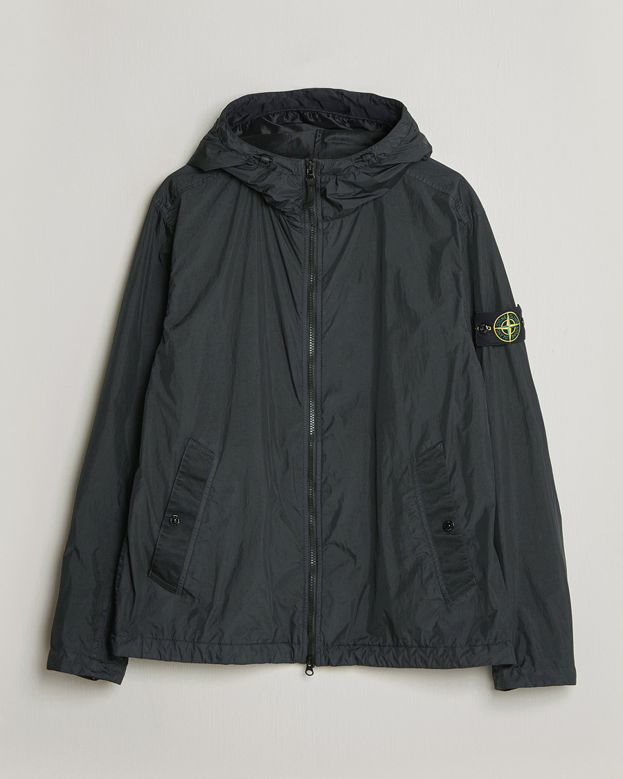 Herr | Jackor | Stone Island | Crinkle Reps Padded Hood Jacket Black