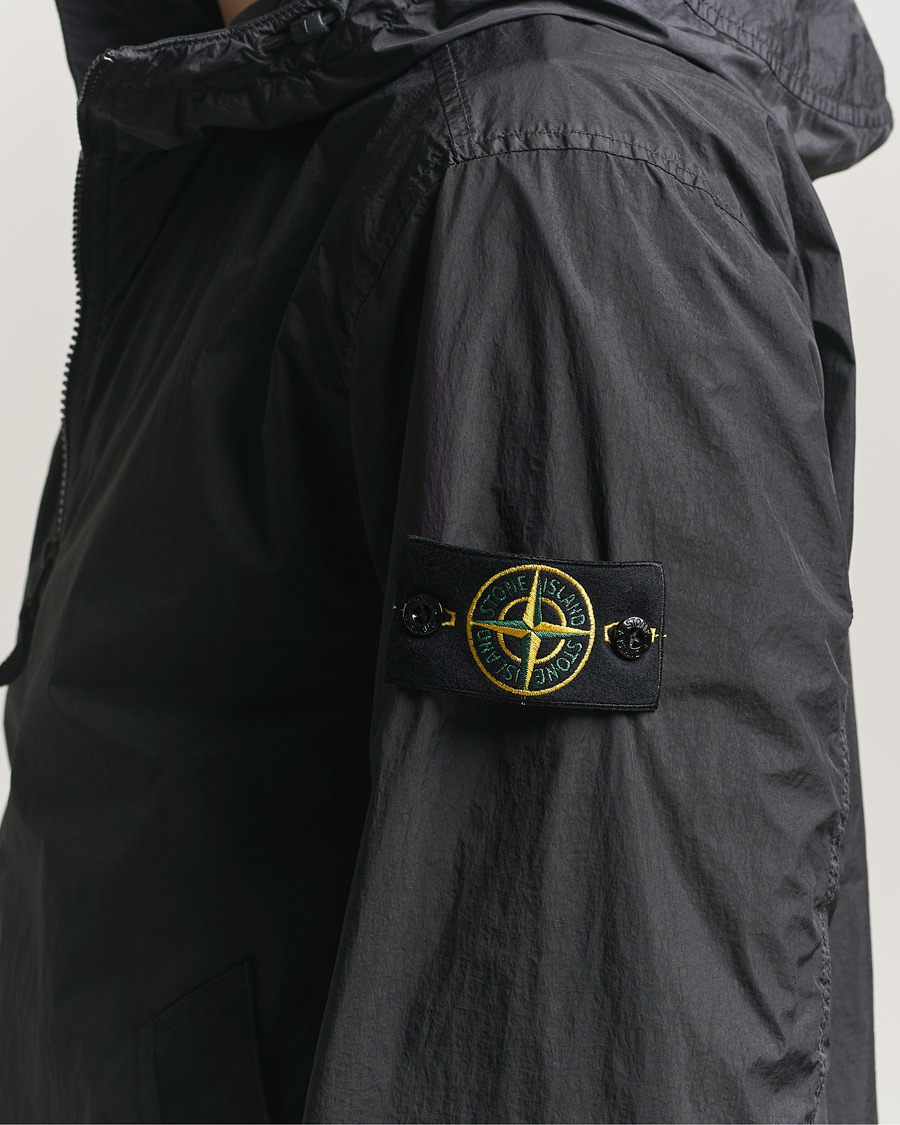 Herr | Jackor | Stone Island | Crinkle Reps Padded Hood Jacket Black