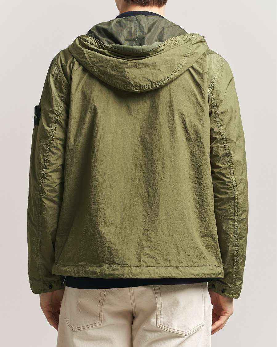 Herr | Jackor | Stone Island | Crinkle Reps Padded Hood Jacket Military Green
