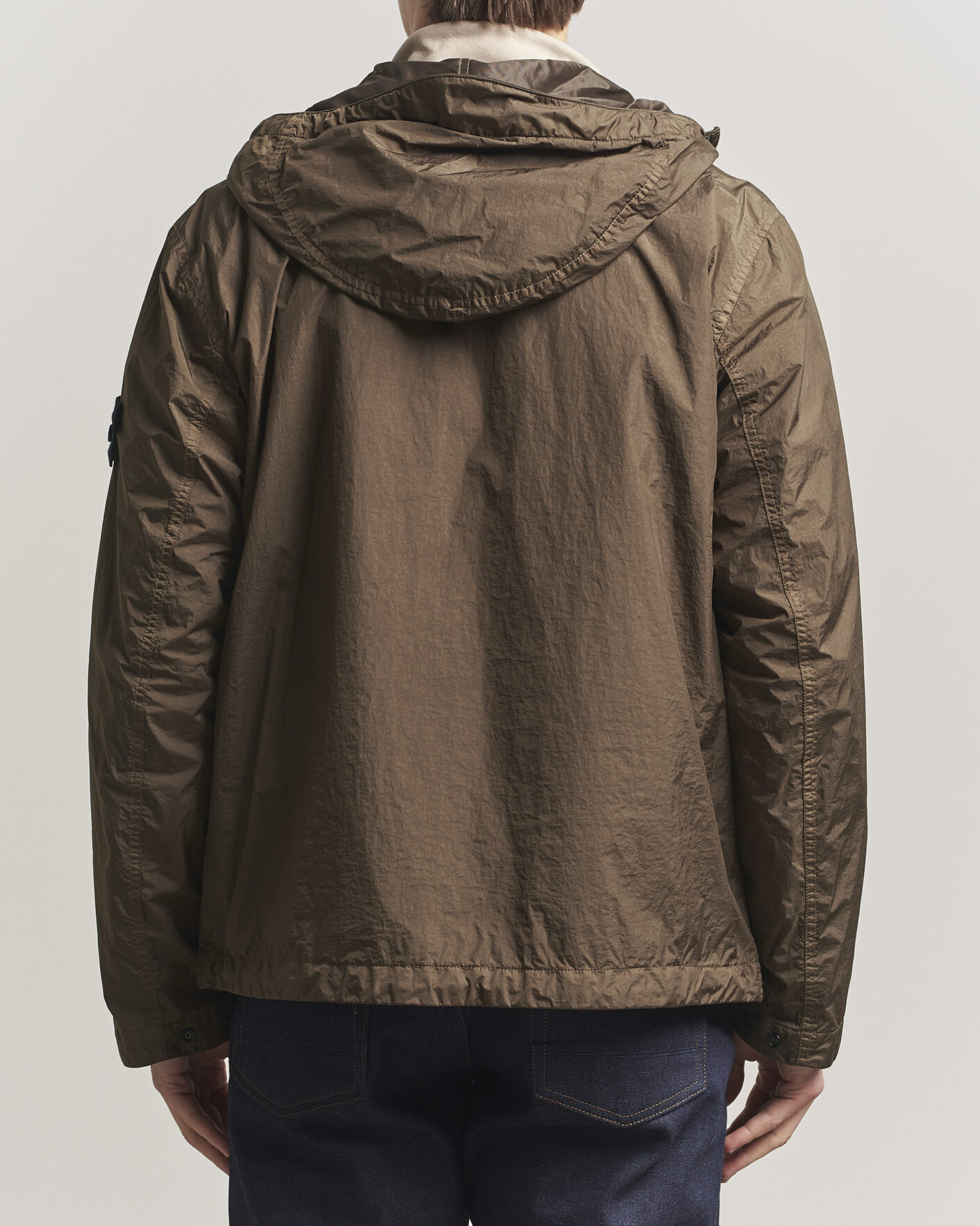 Herr | Jackor | Stone Island | Crinkle Reps Padded Hood Jacket Umber