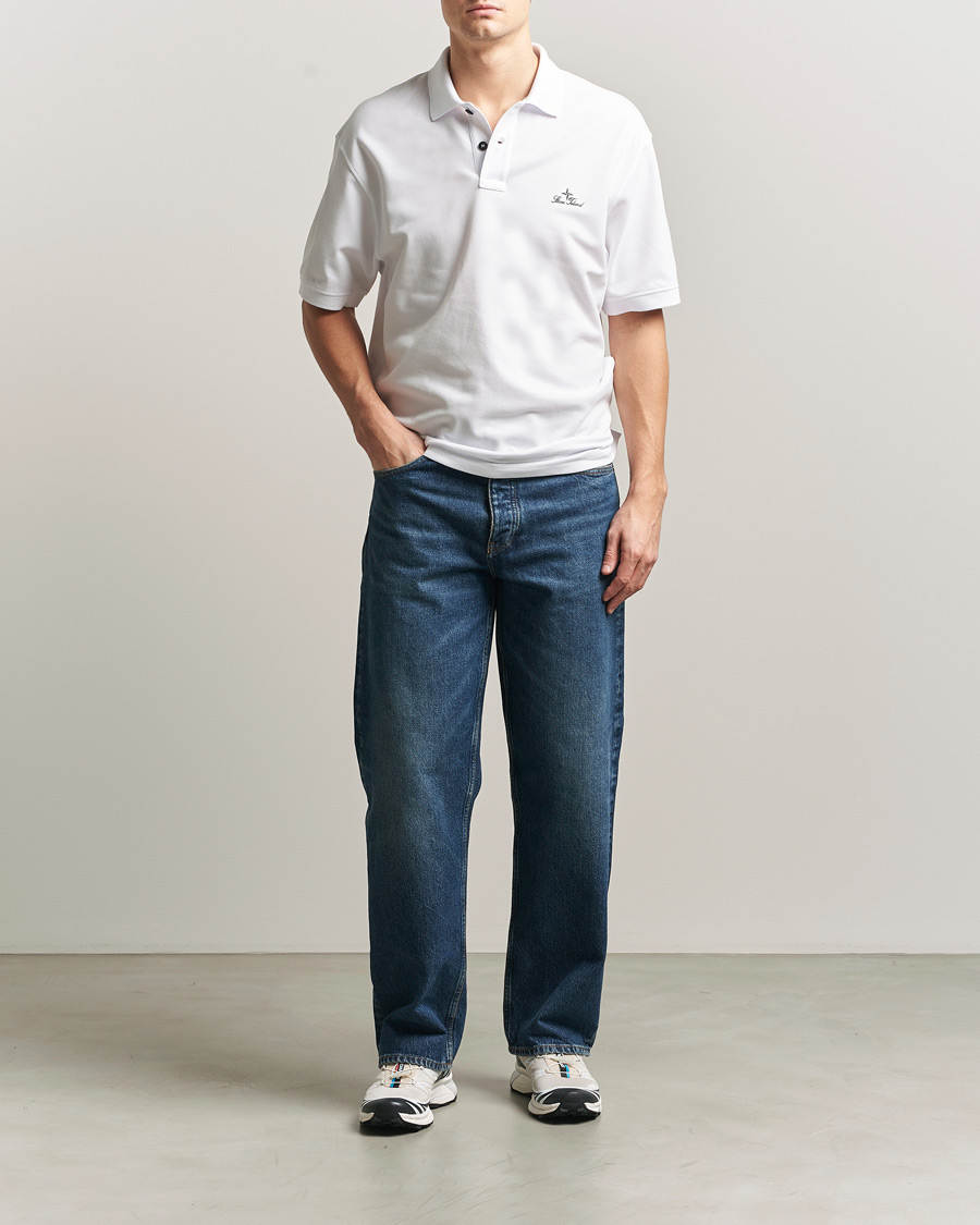 Herr | Pikéer | Stone Island | Organic Cotton Pique White