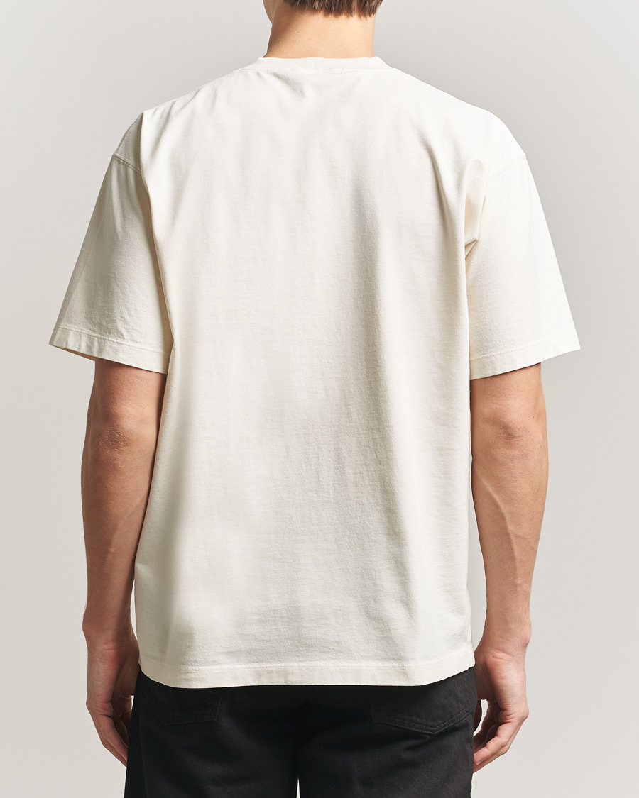 Herr | T-Shirts | Stone Island | Combed Organic Cotton T-Shirt Ivory