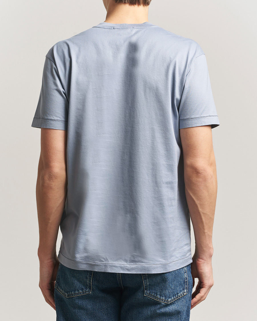 Herr | T-Shirts | Stone Island | Garment Dyed Cotton Jersey T-Shirt Dark Blue