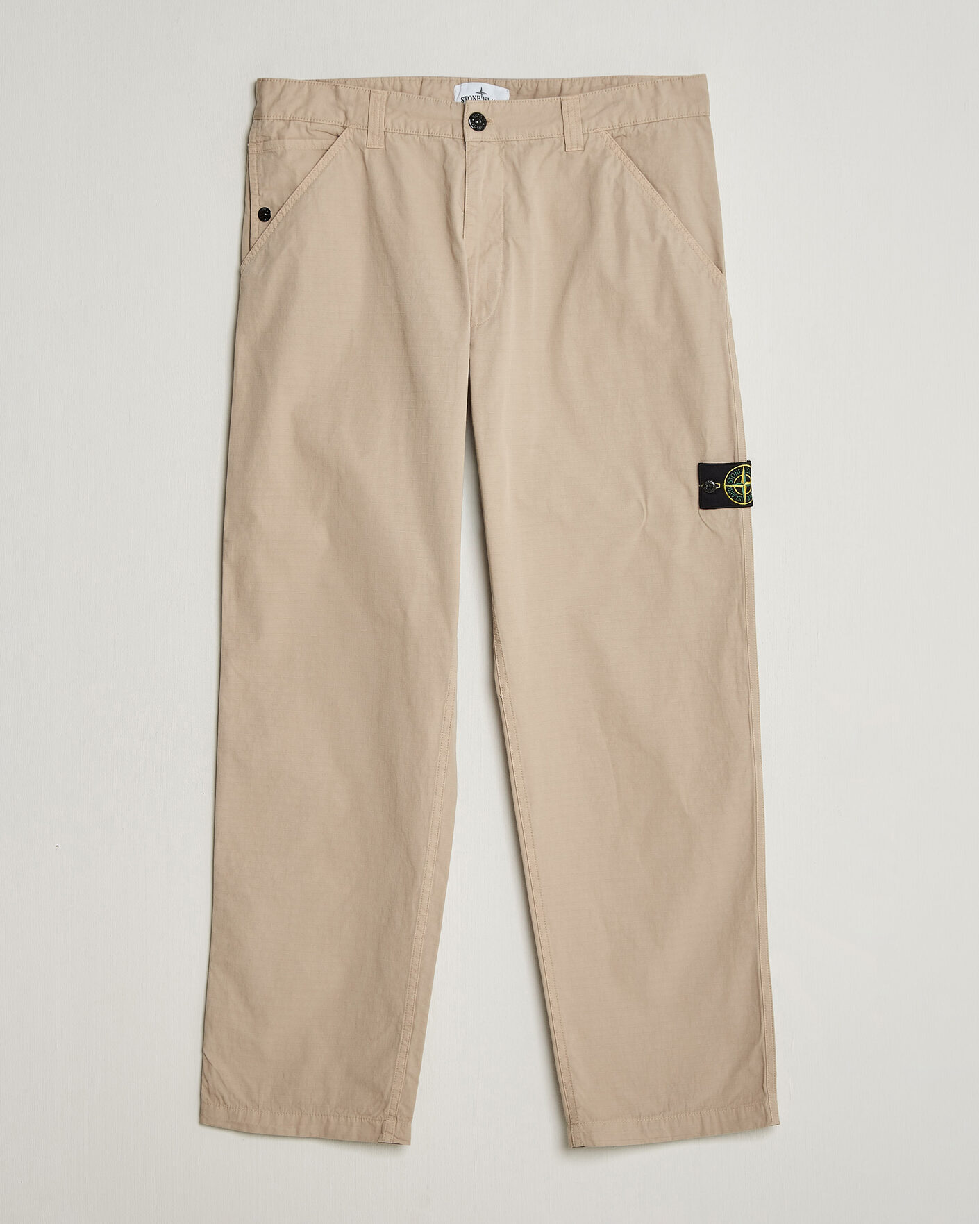 Herr | Byxor | Stone Island | Cotton Ripstop Trousers Desert