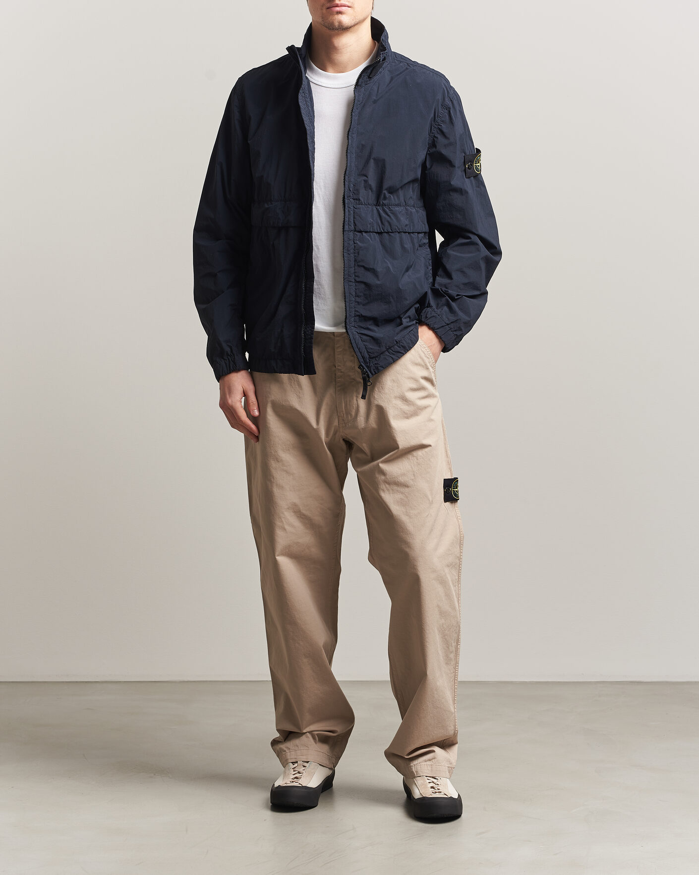 Herr | Byxor | Stone Island | Cotton Ripstop Trousers Desert