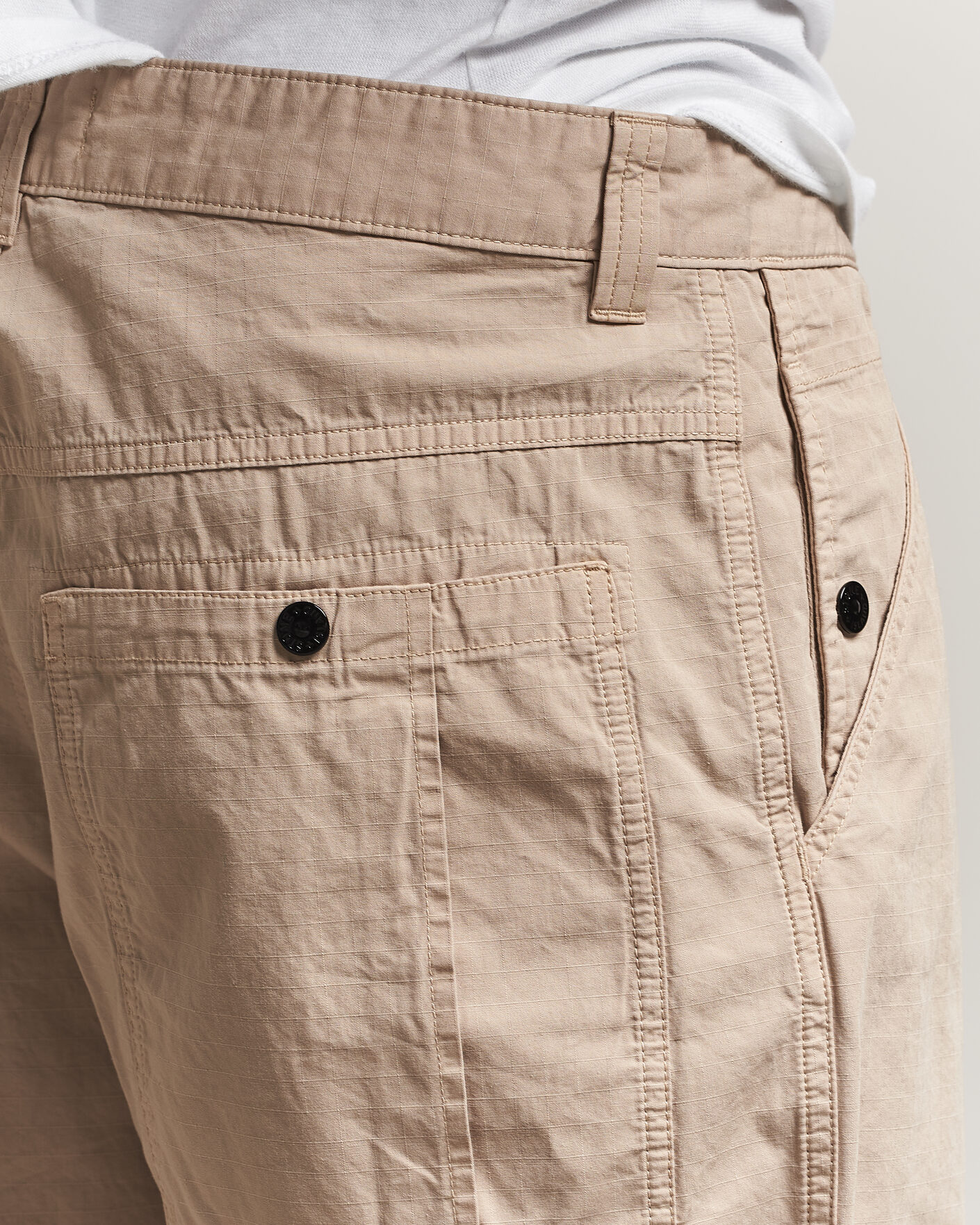 Herr | Byxor | Stone Island | Cotton Ripstop Trousers Desert