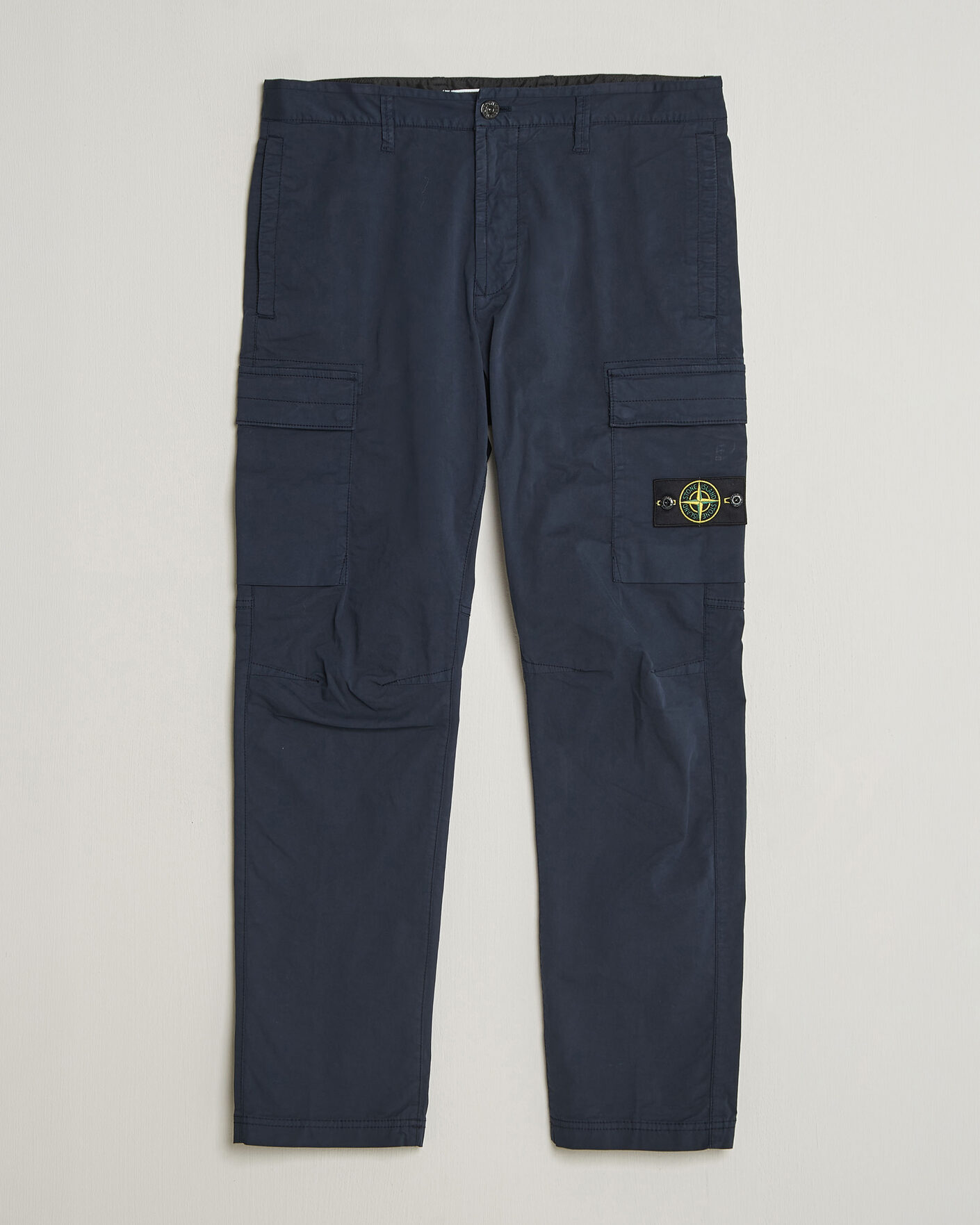 Herr | Byxor | Stone Island | Stretch Cotton Twill Cargo Trousers Navy