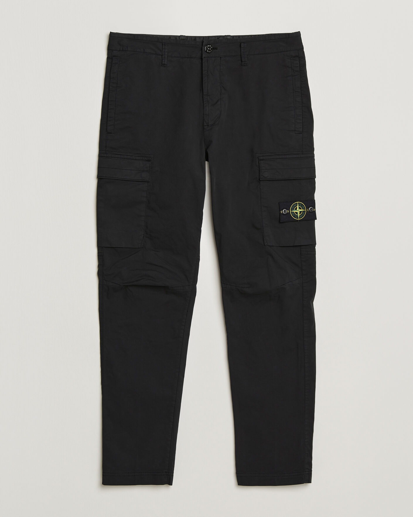 Herr | Byxor | Stone Island | Stretch Cotton Twill Cargo Trousers Black