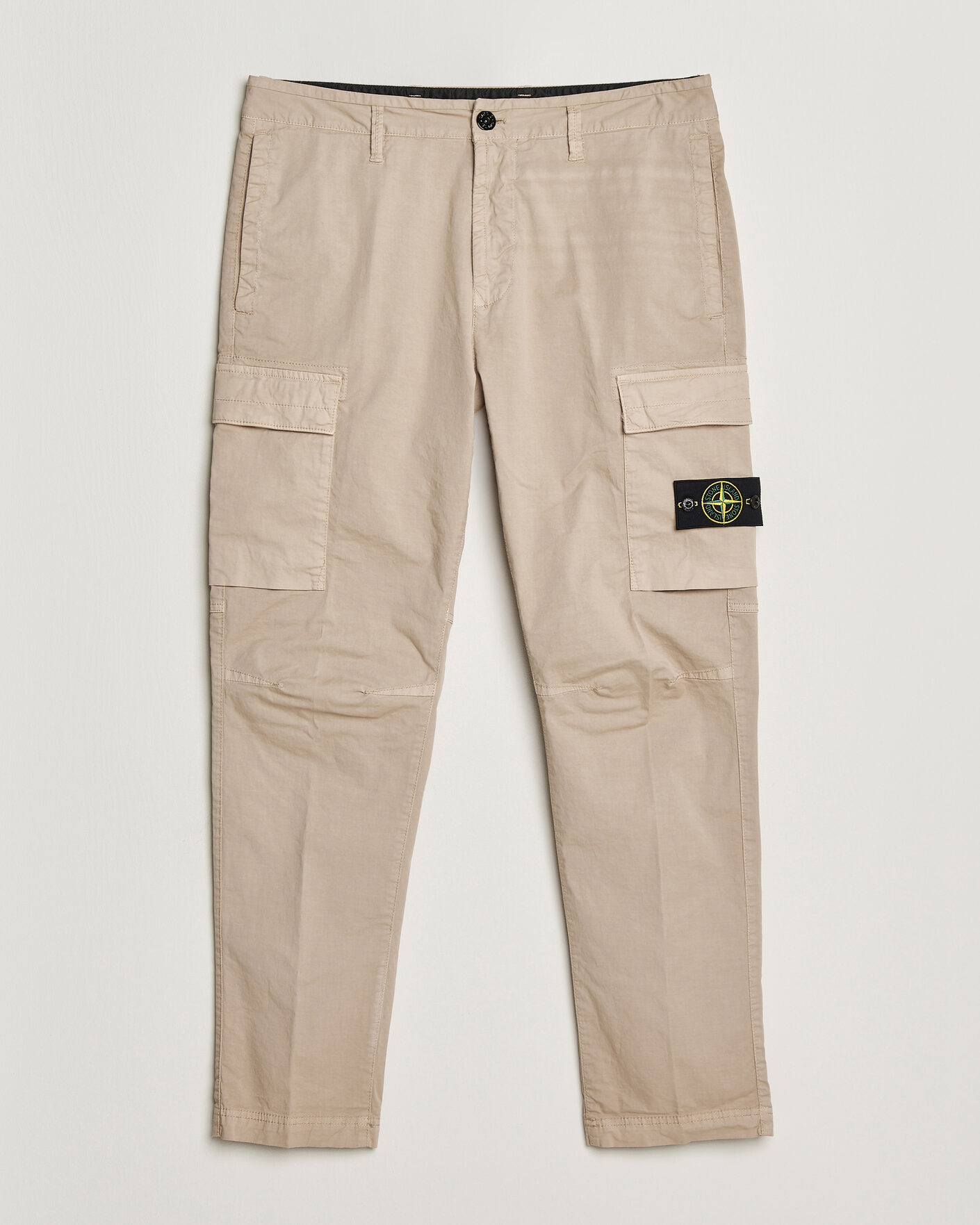 Herr | Byxor | Stone Island | Stretch Cotton Twill Cargo Trousers Desert