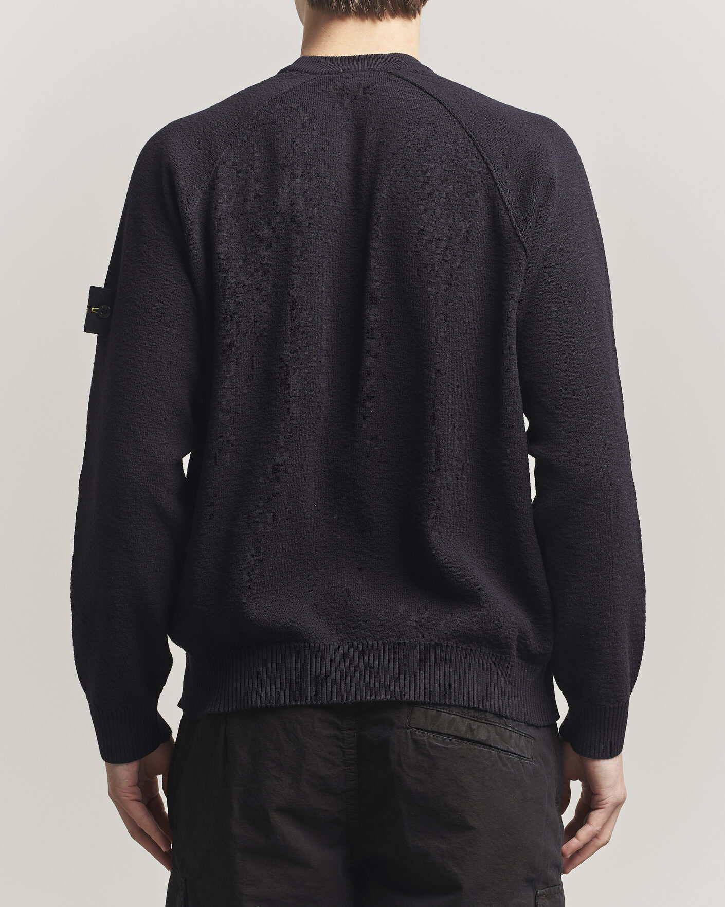 Herr | Tröjor | Stone Island | Raw Hand Organic Cotton Crewneck Navy