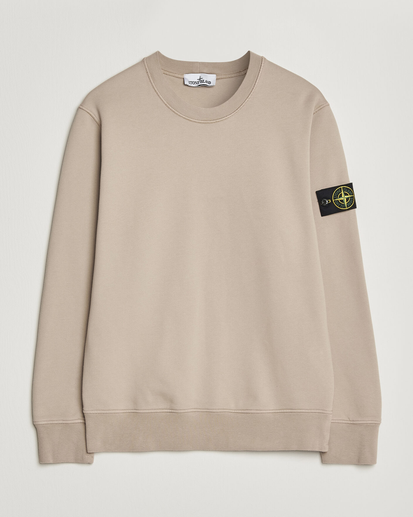 Herr | Tröjor | Stone Island | Garment Dyed Fleece Sweatshirt Desert