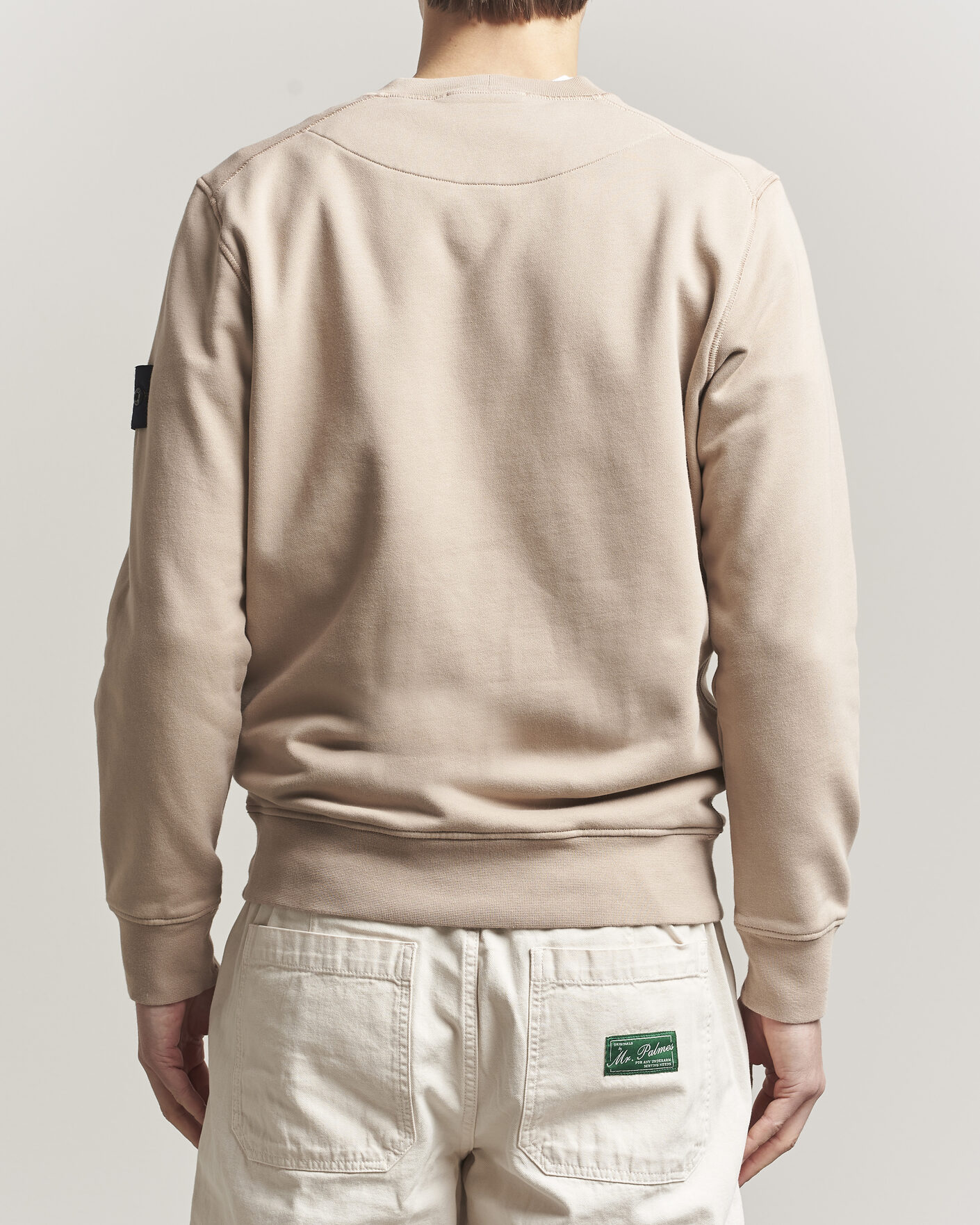Herr | Tröjor | Stone Island | Garment Dyed Fleece Sweatshirt Desert
