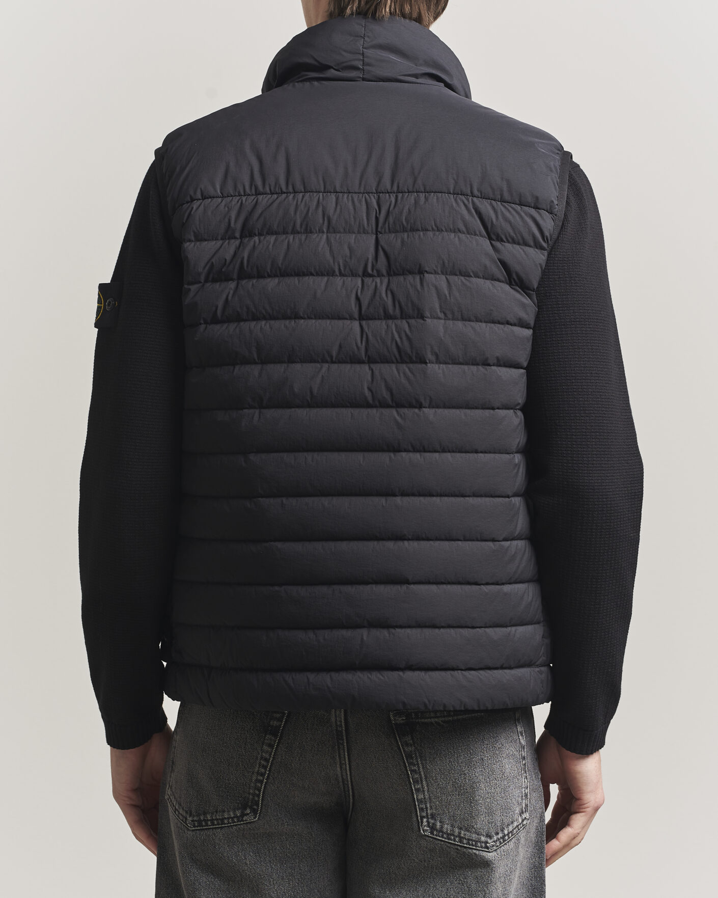 Herr | Västar | Stone Island | Nylon Down Vest Black