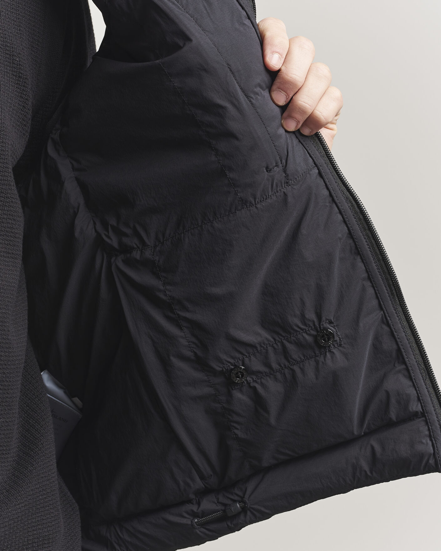 Herr | Västar | Stone Island | Nylon Down Vest Black