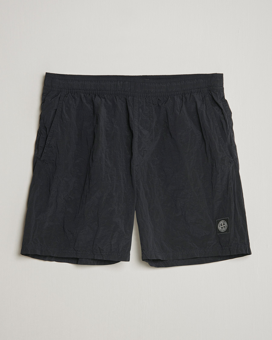 Herr | Badbyxor | Stone Island | Nylon Metal Econyl Swimshorts Black