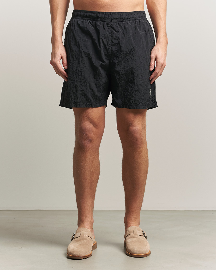 Herr | Badbyxor | Stone Island | Nylon Metal Econyl Swimshorts Black