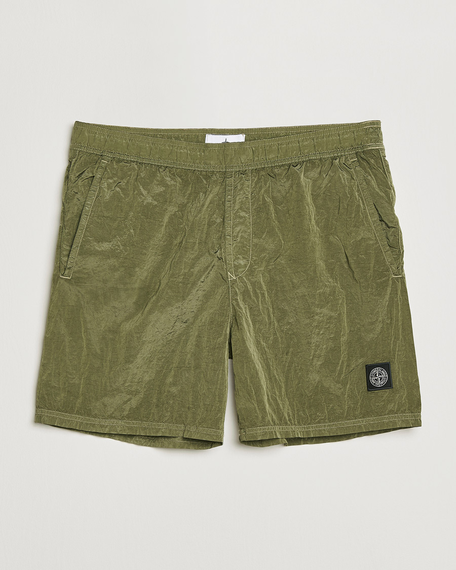 Herr | Badbyxor | Stone Island | Nylon Metal Econyl Swimshorts Military Green