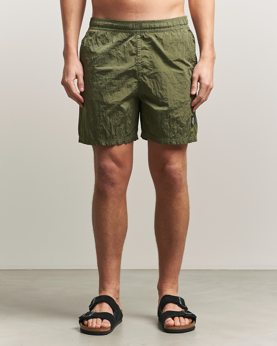Herr | Badbyxor | Stone Island | Nylon Metal Econyl Swimshorts Military Green