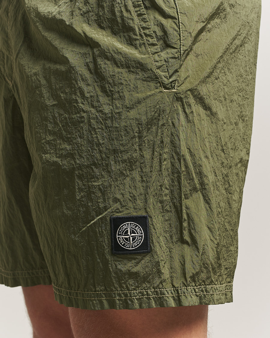 Herr | Badbyxor | Stone Island | Nylon Metal Econyl Swimshorts Military Green