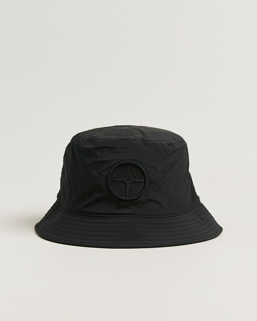 Herr | Hattar & kepsar | Stone Island | Nylon Metal Bucket Hat Black