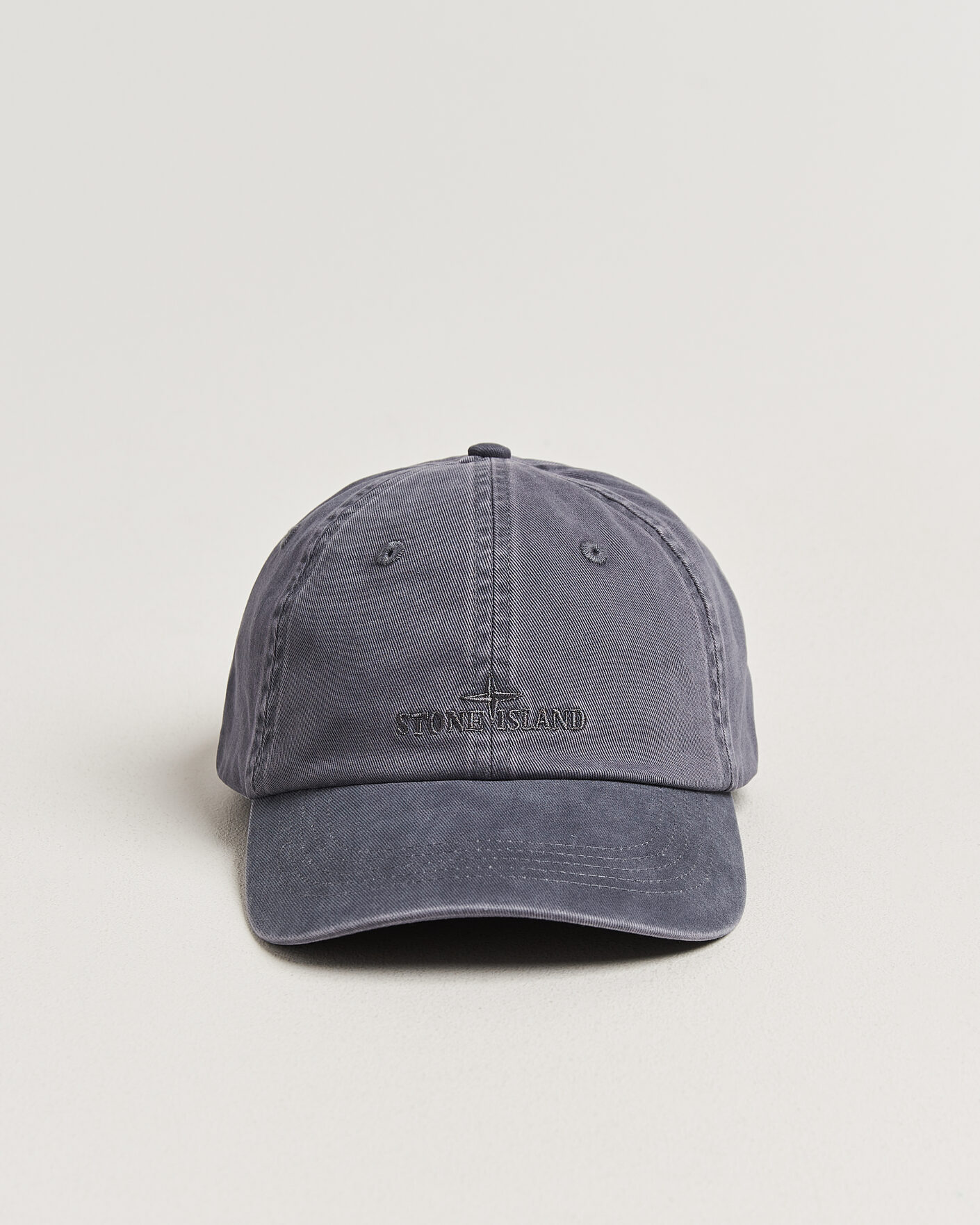 Herr | Hattar & kepsar | Stone Island | Cotton Gabardine Cap Blue/Grey