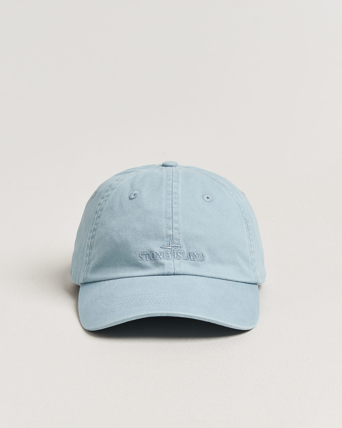 Herr | Hattar & kepsar | Stone Island | Cotton Gabardine Cap Dusty Blue