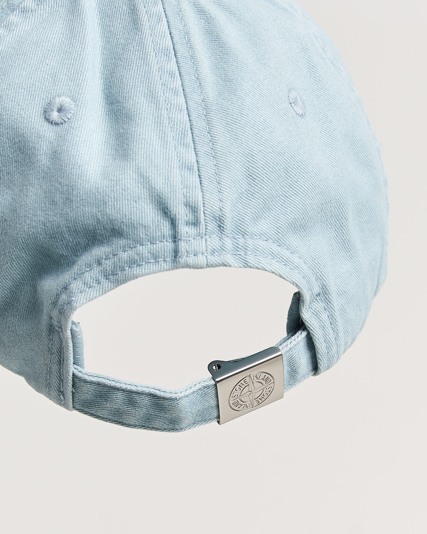 Herr | Hattar & kepsar | Stone Island | Cotton Gabardine Cap Dusty Blue