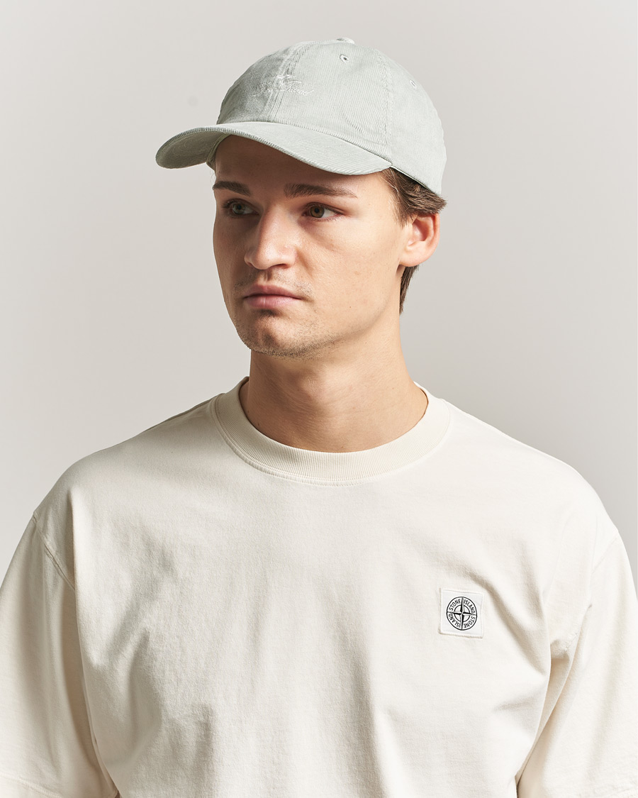 Herr | Hattar & kepsar | Stone Island | Micro Cord Cotton Cap Sage