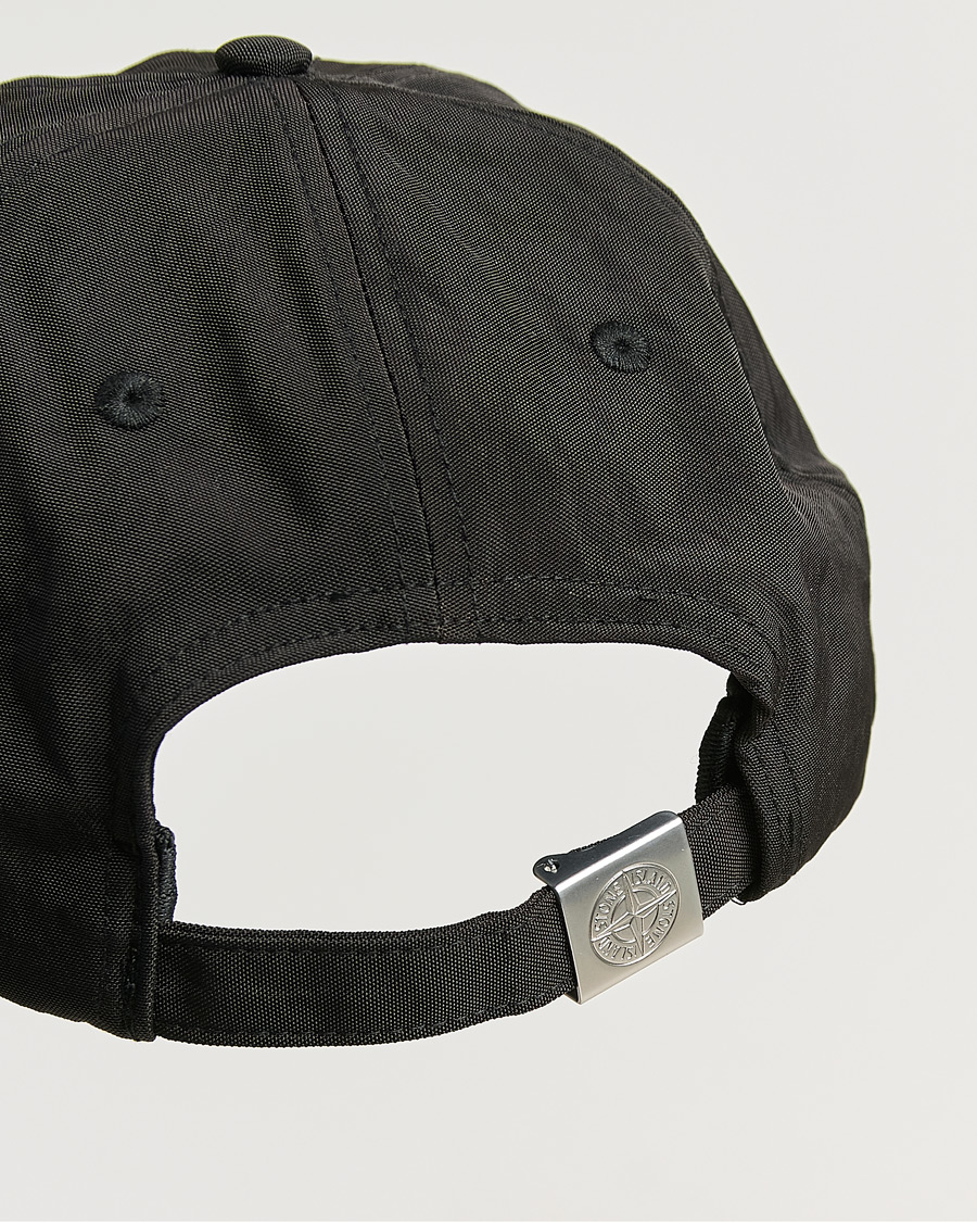 Herr | Hattar & kepsar | Stone Island | Nylon Oxford Cap Black