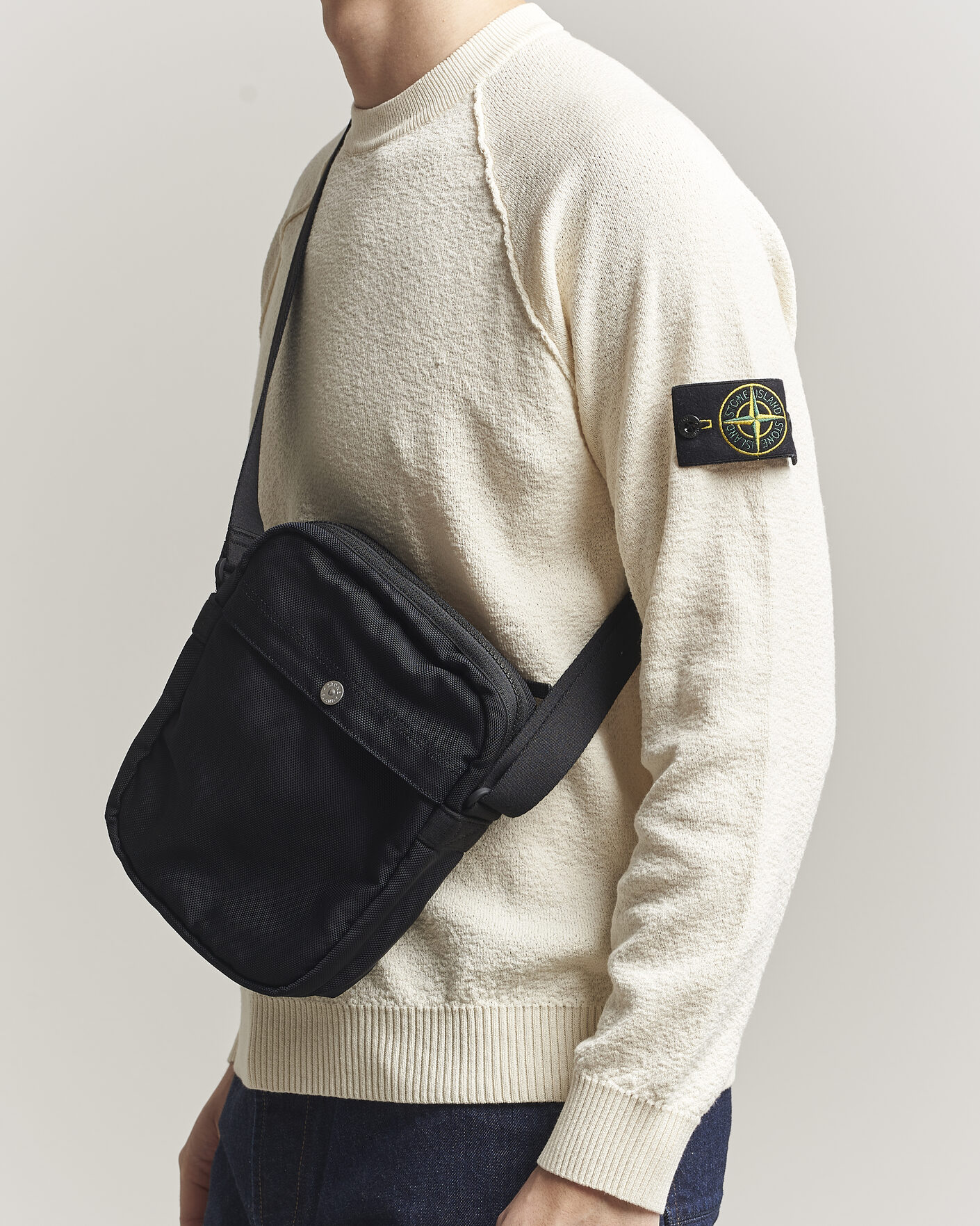 Herr | Väskor | Stone Island | Nylon Panama Cross Body Pouch Navy