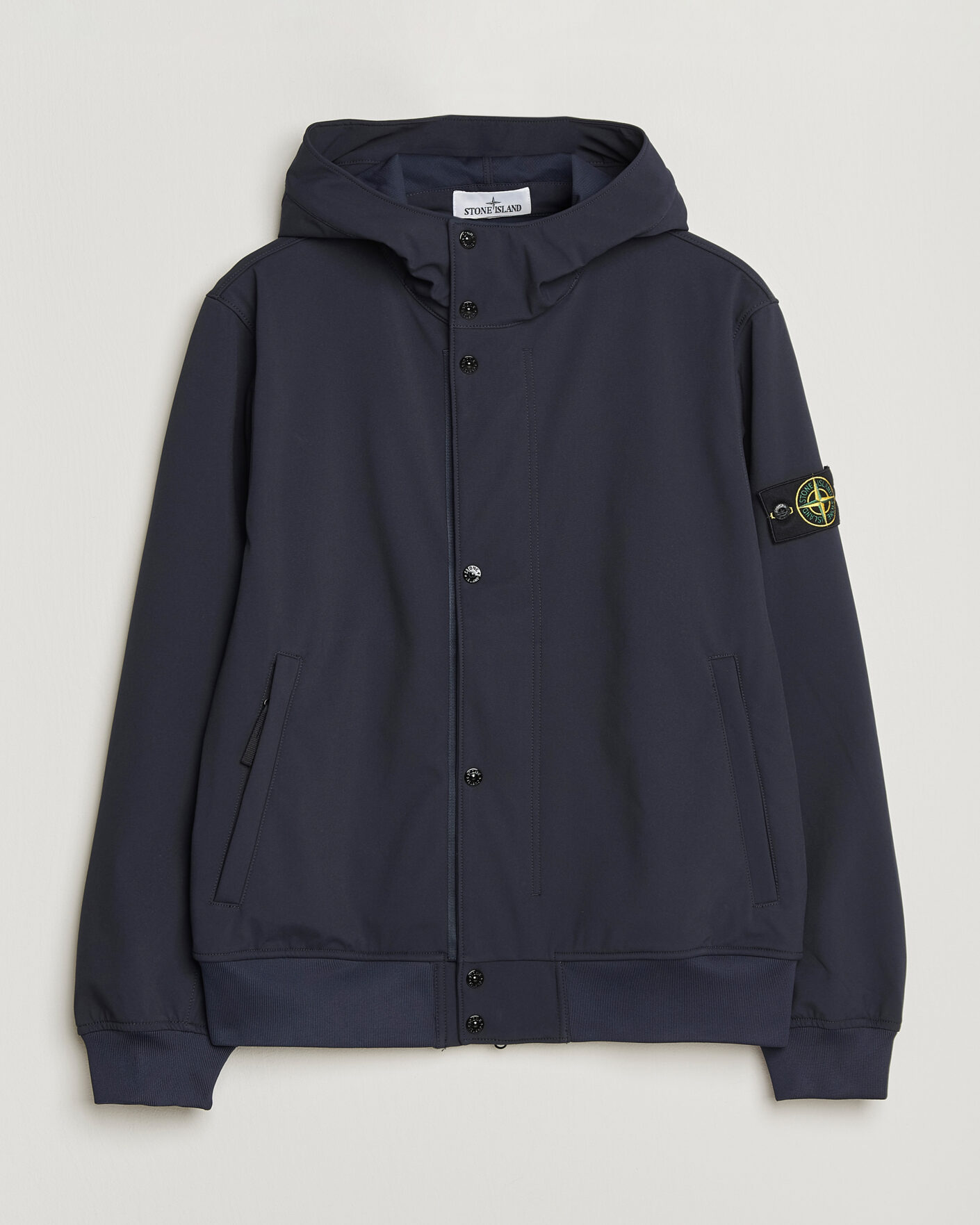 Herr | Jackor | Stone Island | Soft Shell Hooded Jacket Navy