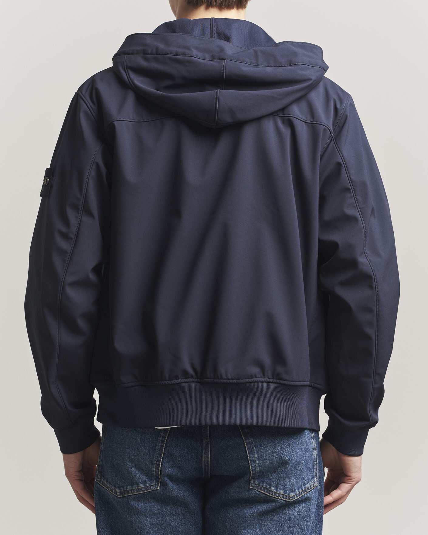 Herr | Jackor | Stone Island | Soft Shell Hooded Jacket Navy