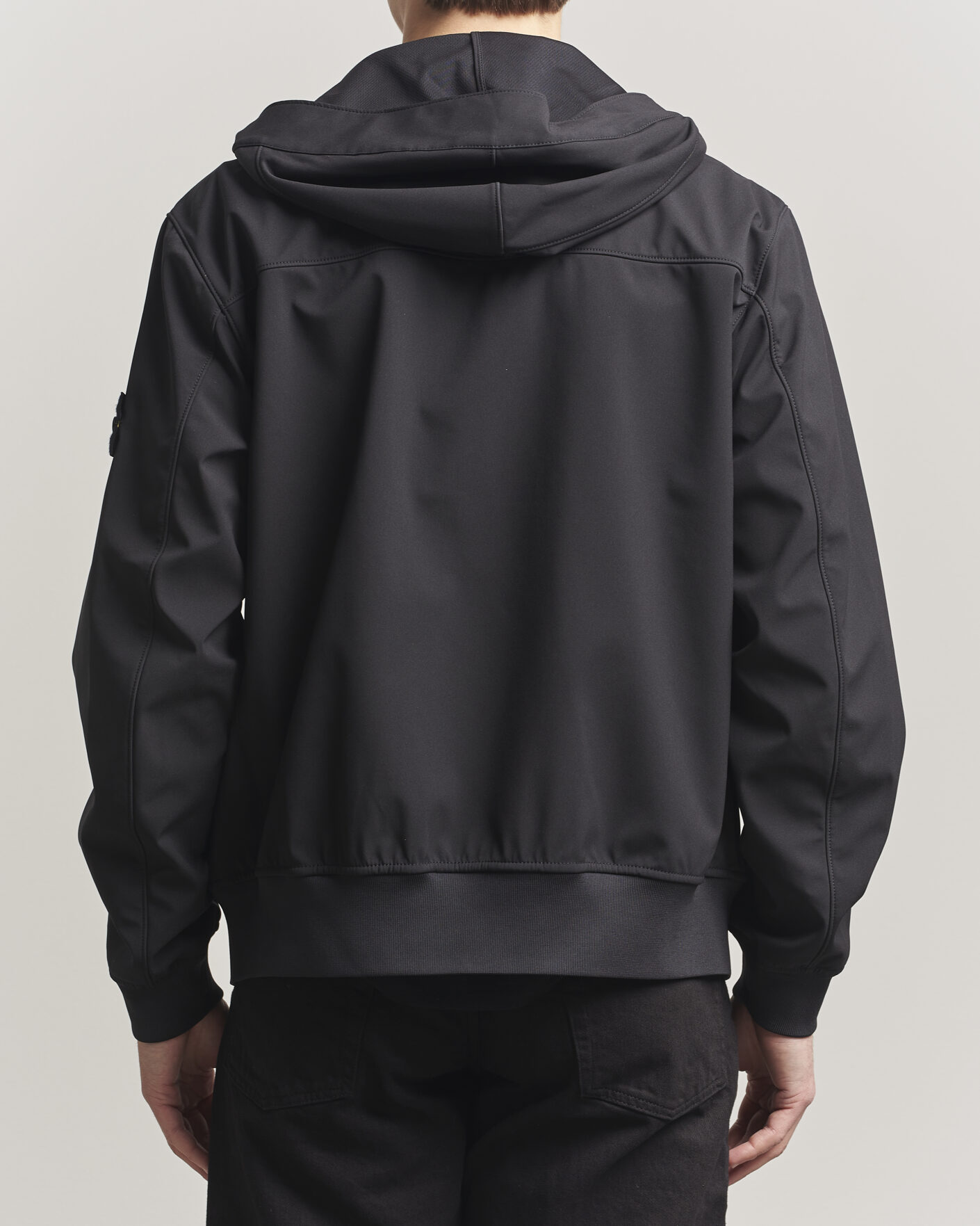 Herr | Jackor | Stone Island | Soft Shell Hooded Jacket Black