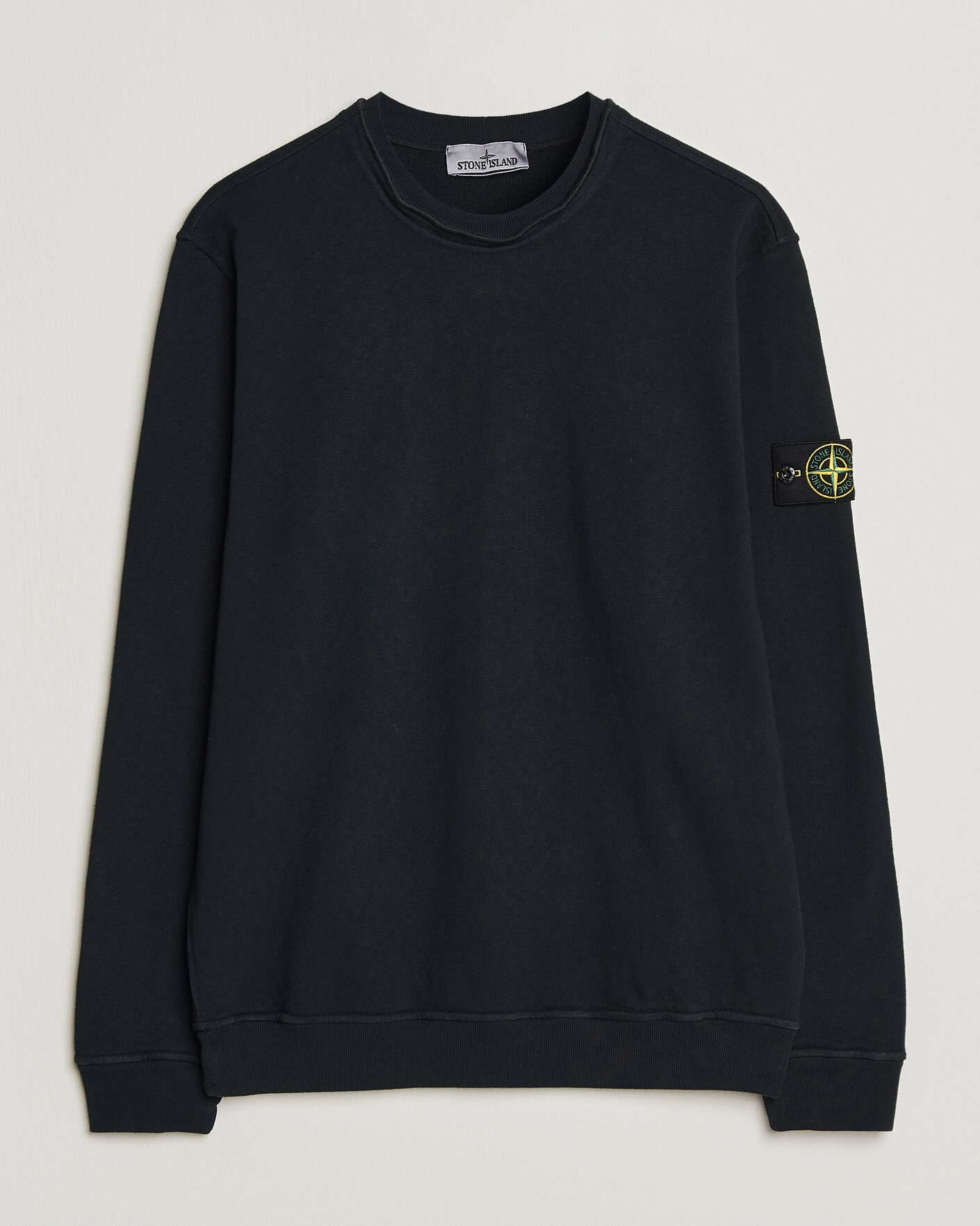 Herr | Tröjor | Stone Island | Old Dyed Cotton Sweatshirt Navy