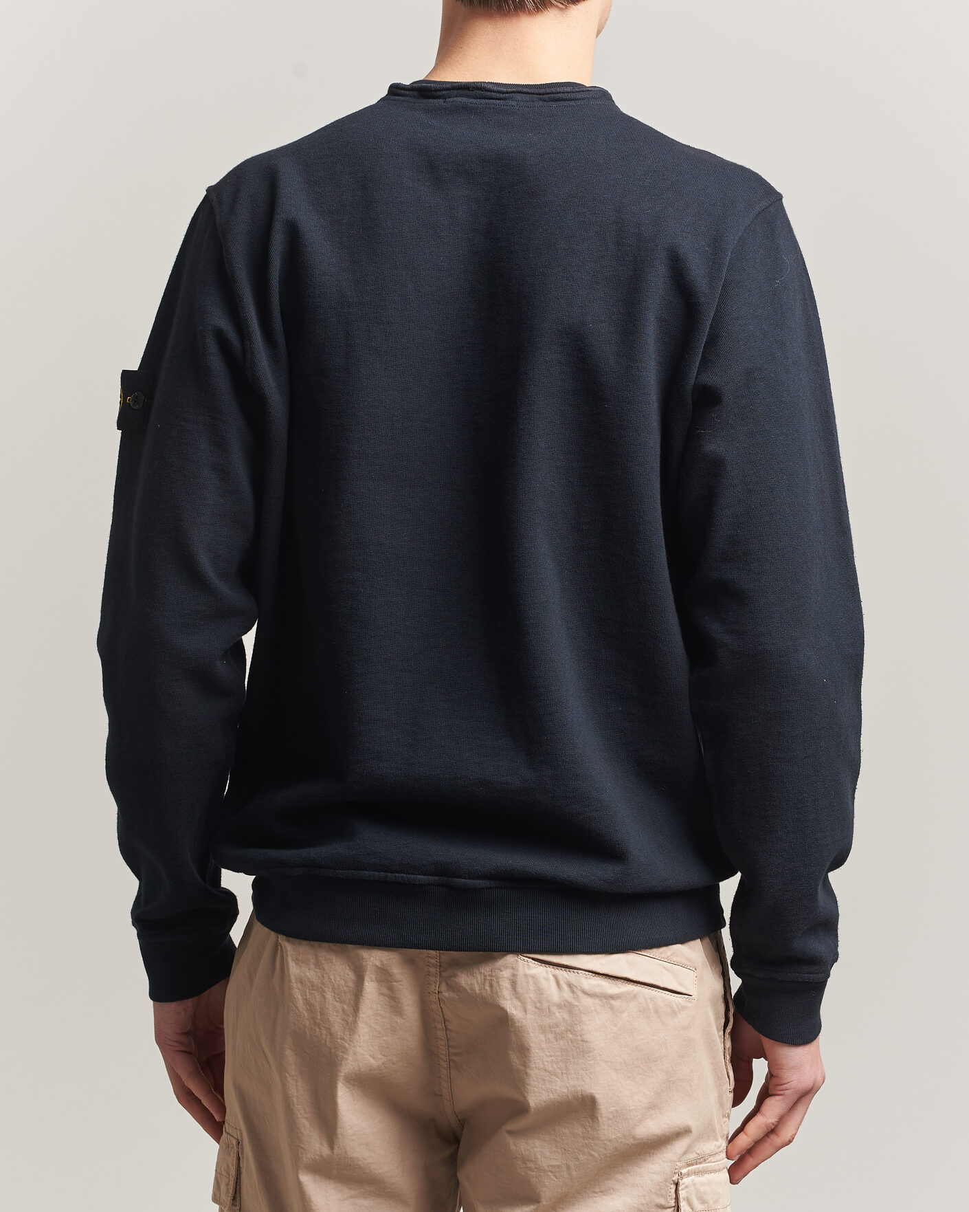 Herr | Tröjor | Stone Island | Old Dyed Cotton Sweatshirt Navy