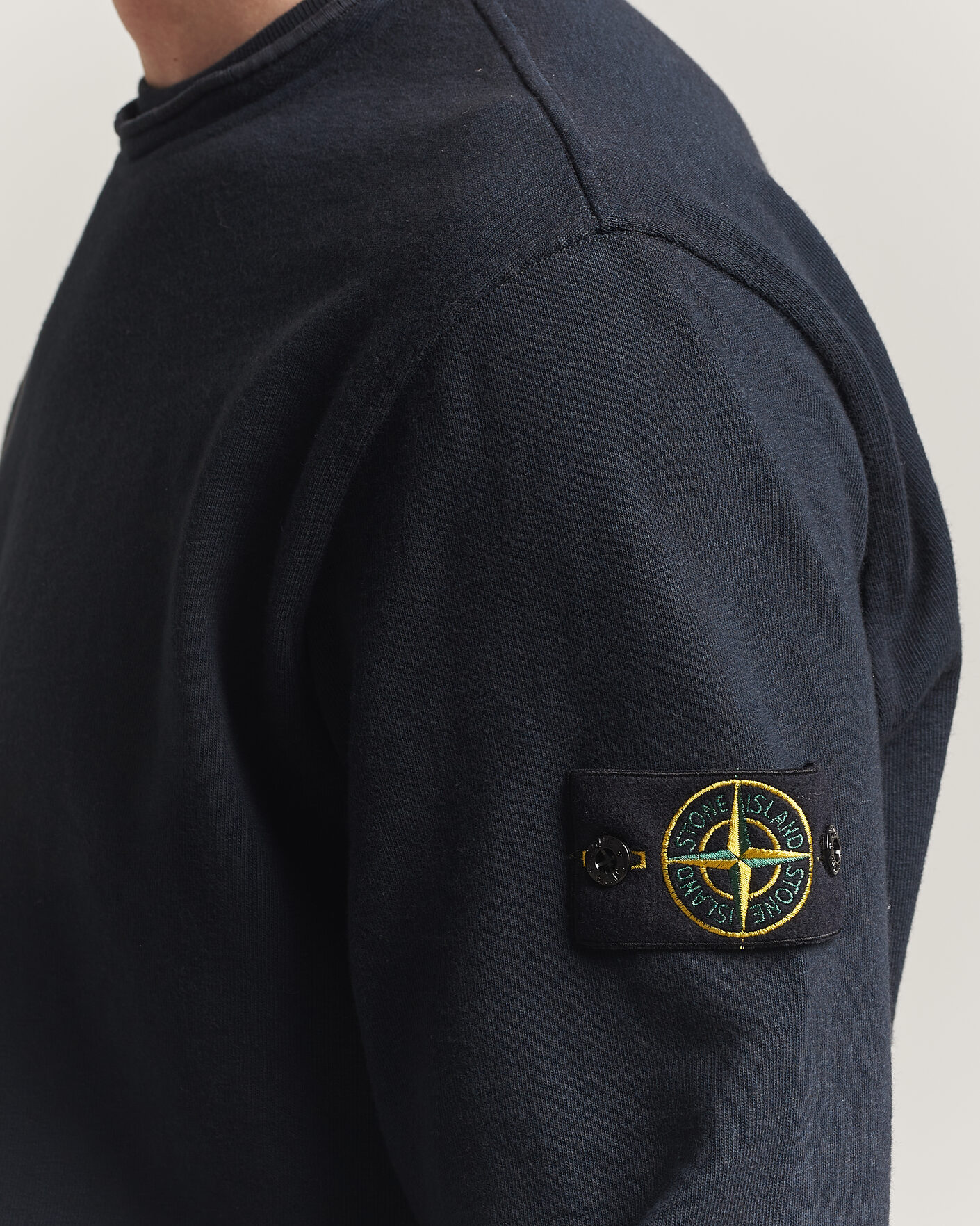 Herr | Tröjor | Stone Island | Old Dyed Cotton Sweatshirt Navy