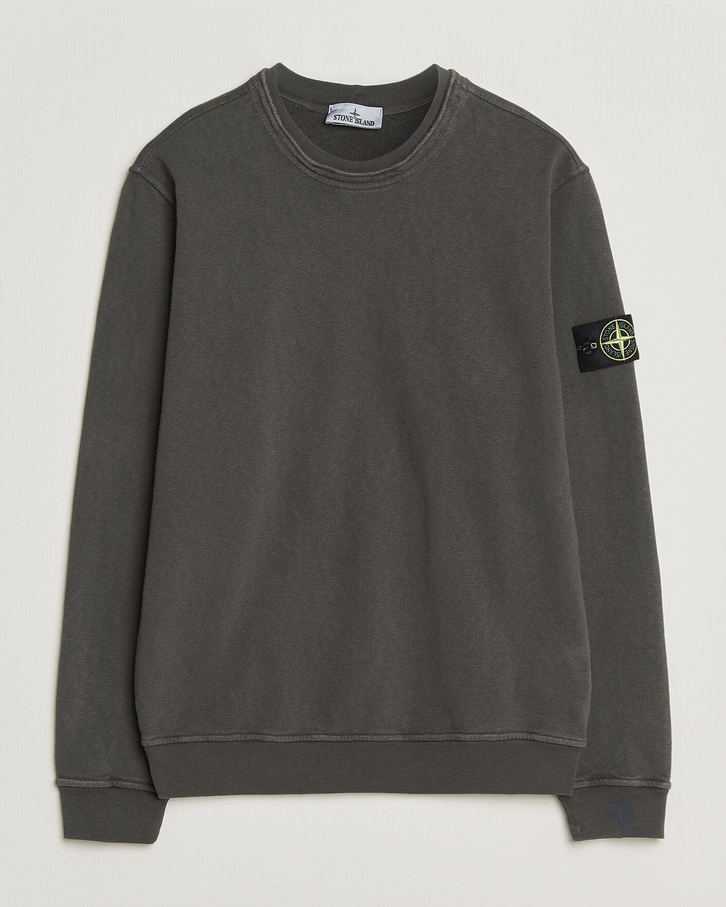 Herr | Tröjor | Stone Island | Old Dyed Cotton Sweatshirt Charcoal