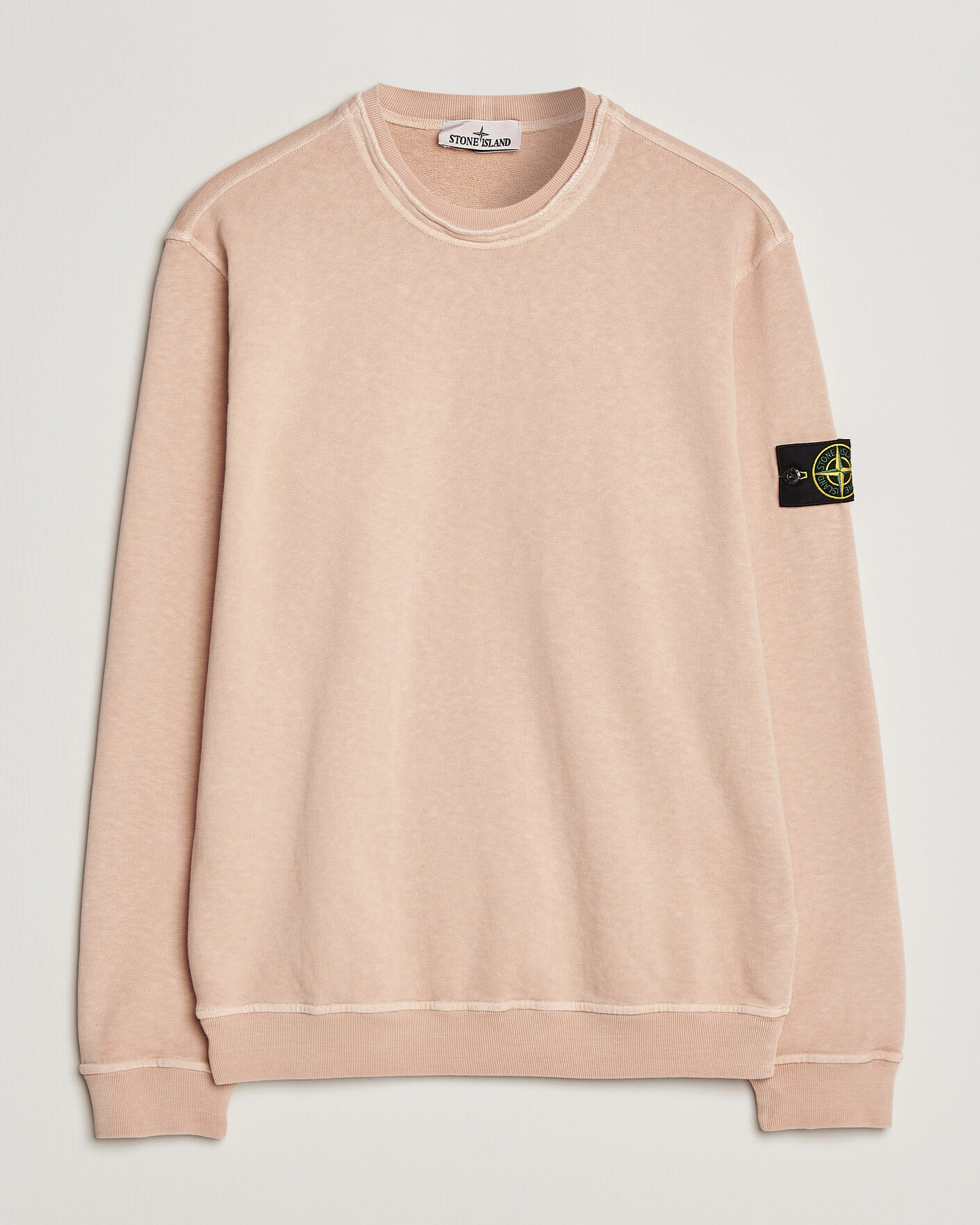 Herr | Tröjor | Stone Island | Old Dyed Cotton Sweatshirt Plaster Pink