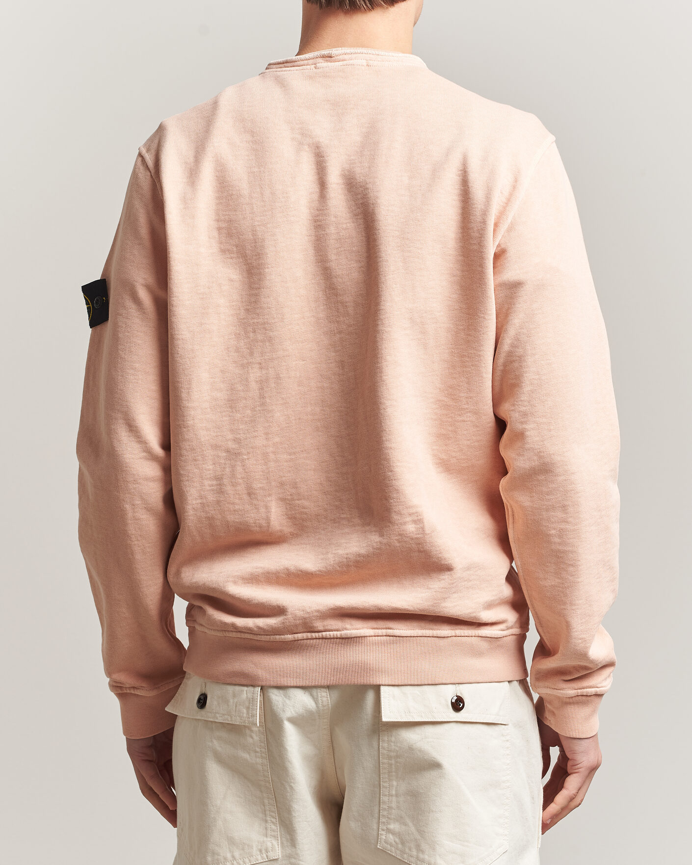 Herr | Tröjor | Stone Island | Old Dyed Cotton Sweatshirt Plaster Pink