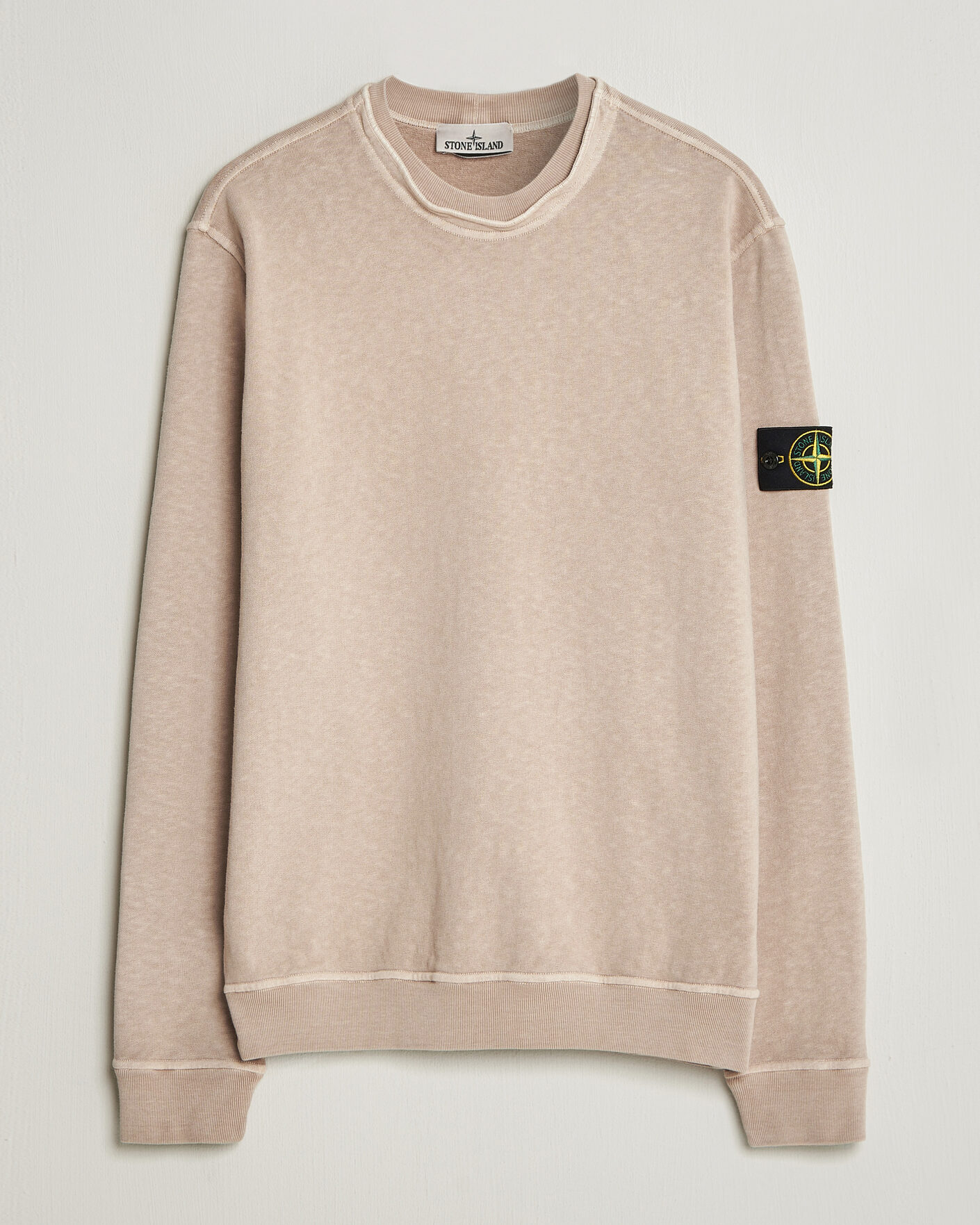 Herr | Tröjor | Stone Island | Old Dyed Cotton Sweatshirt Desert