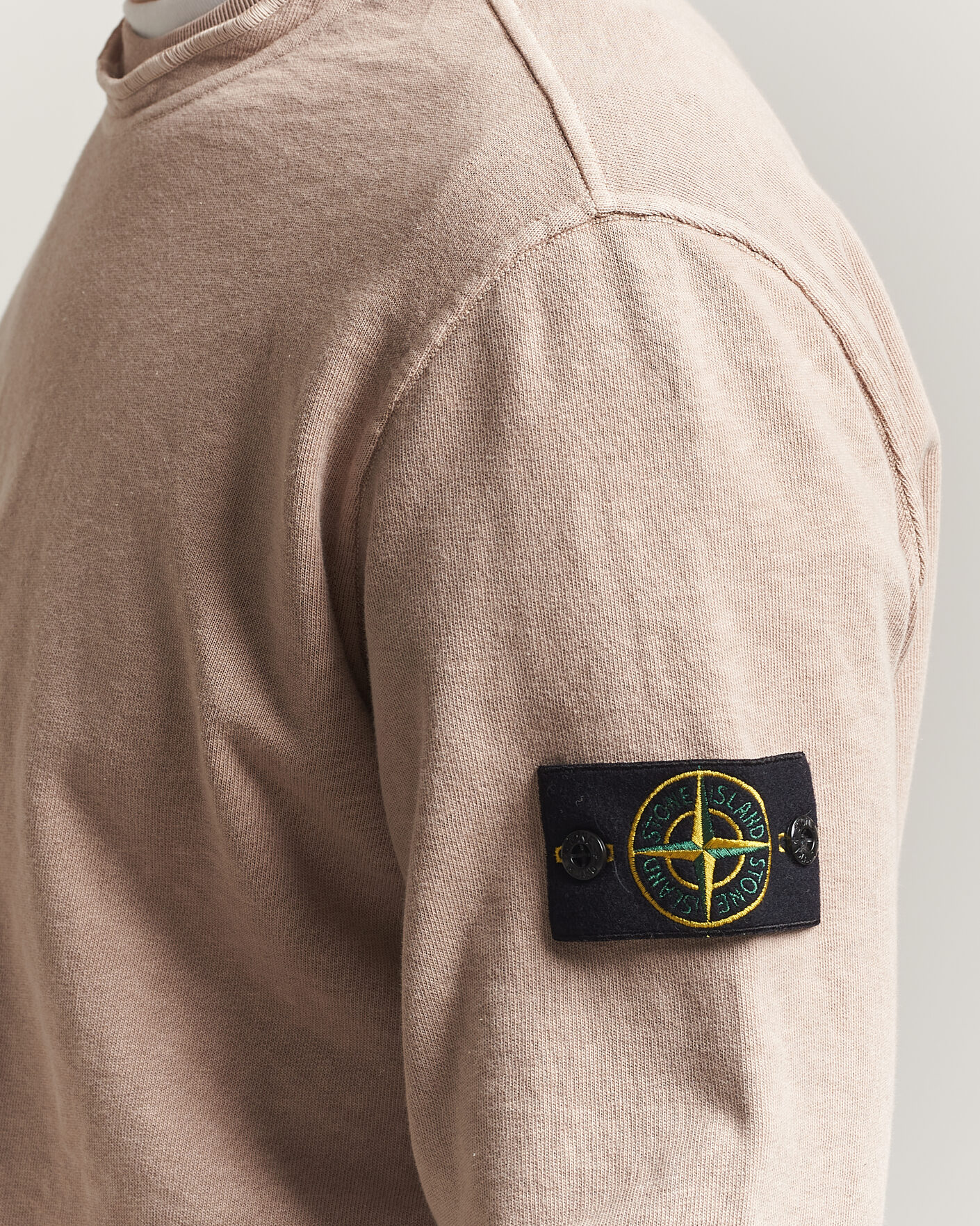Herr | Tröjor | Stone Island | Old Dyed Cotton Sweatshirt Desert