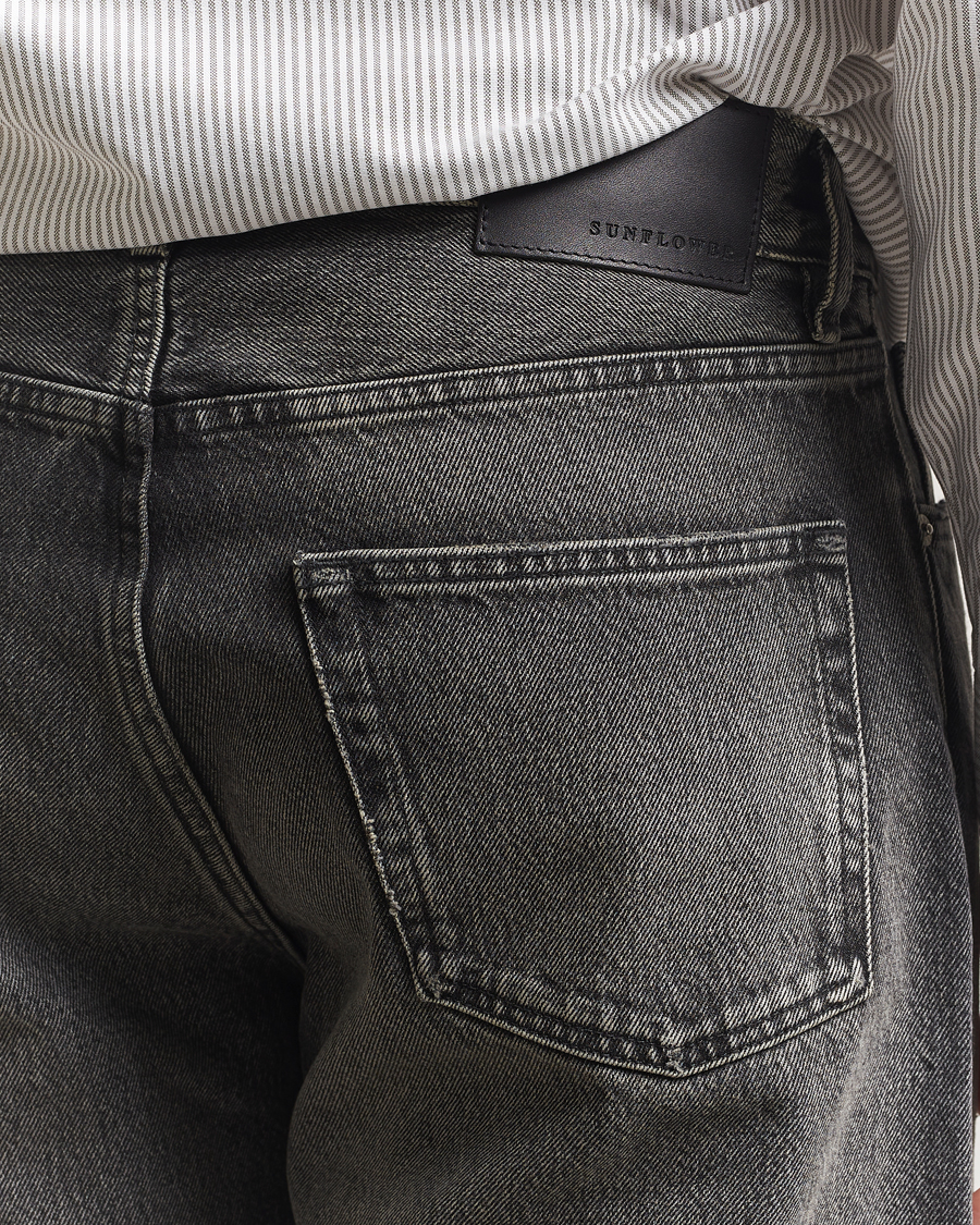 Herr | Jeans | Sunflower | Loose Jeans New Black Worn