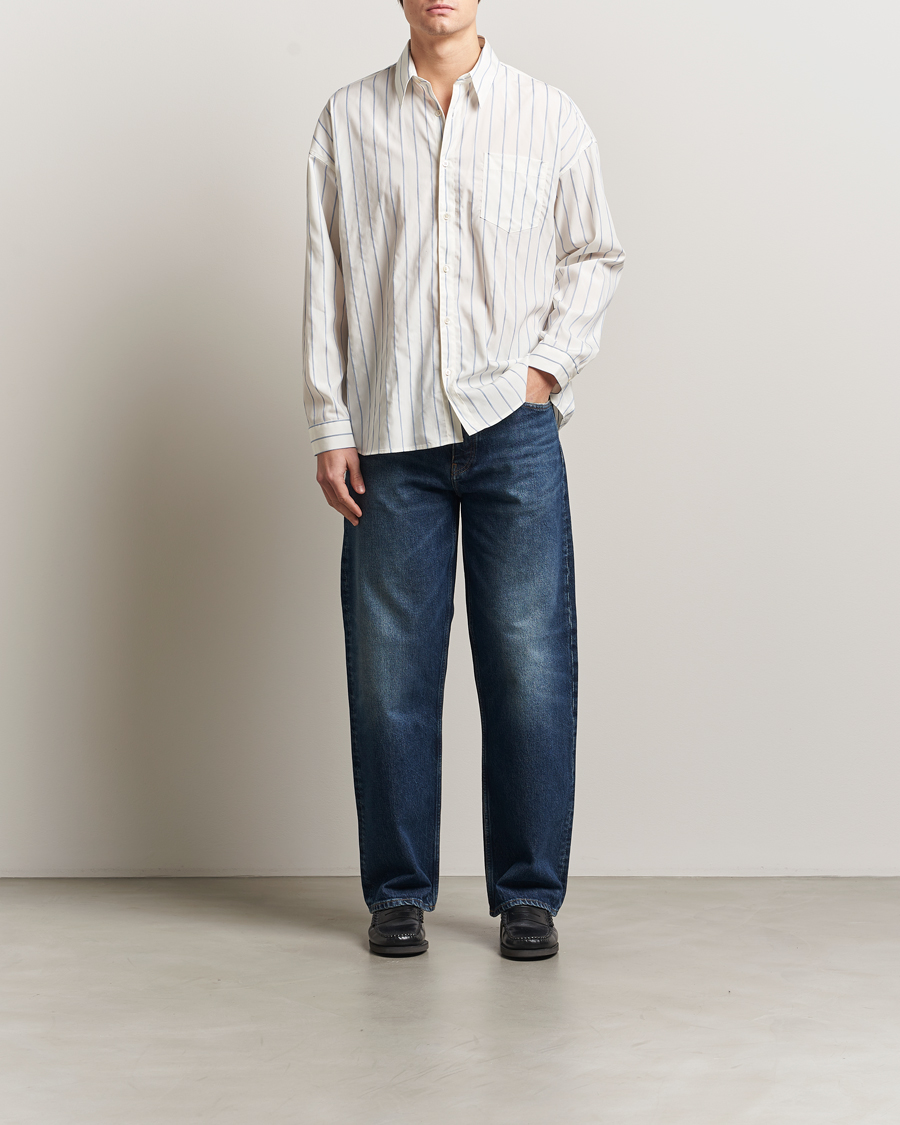 Herr | Jeans | Sunflower | Loose Jeans Dark Blue Worn