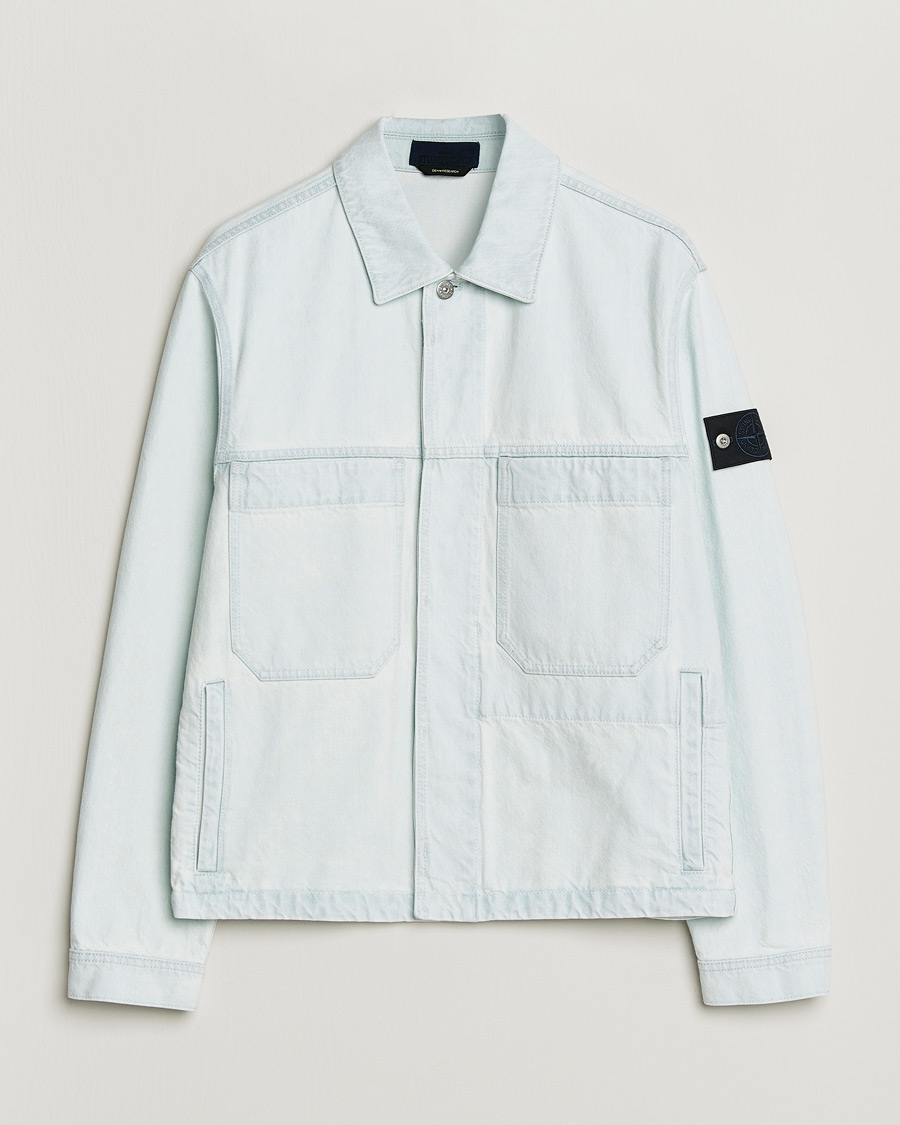 Herr | Jackor | Stone Island | Denim Jacket Ultra Bleached