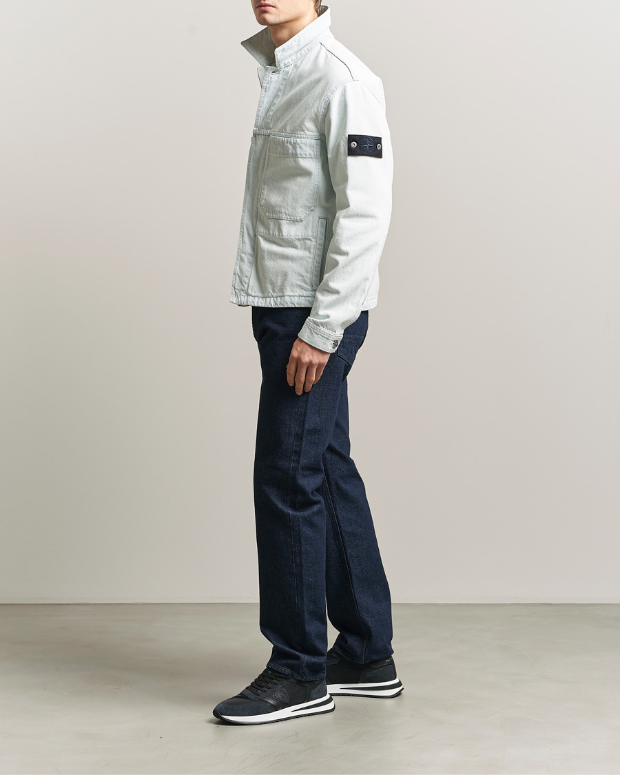 Herr | Jackor | Stone Island | Denim Jacket Ultra Bleached