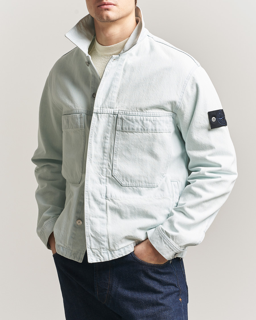 Herr | Jackor | Stone Island | Denim Jacket Ultra Bleached