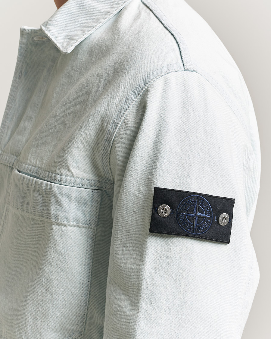 Herr | Jackor | Stone Island | Denim Jacket Ultra Bleached