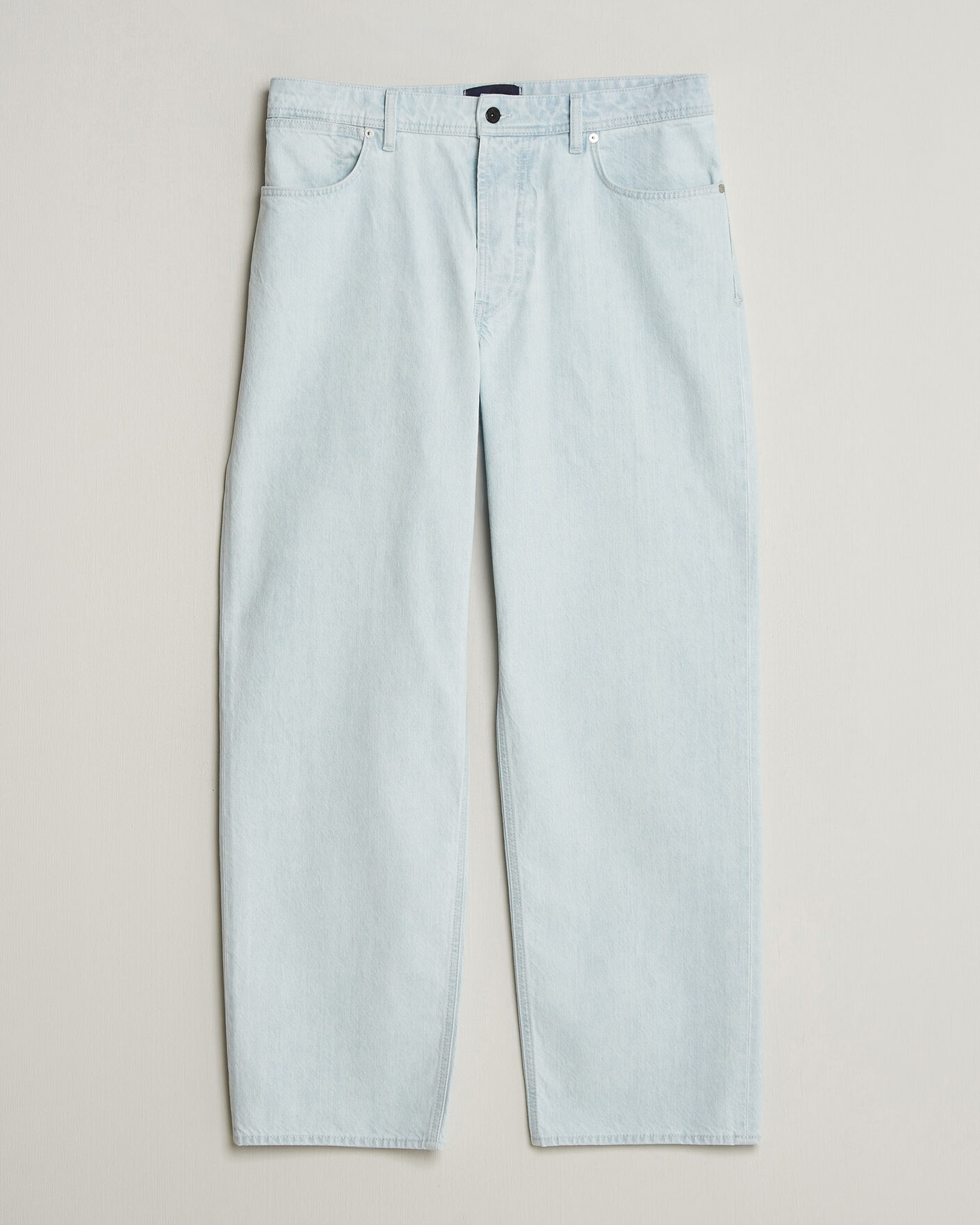 Herr | Skjortor | Stone Island | Loose Fit Denim Jeans Blue Extra Bleach