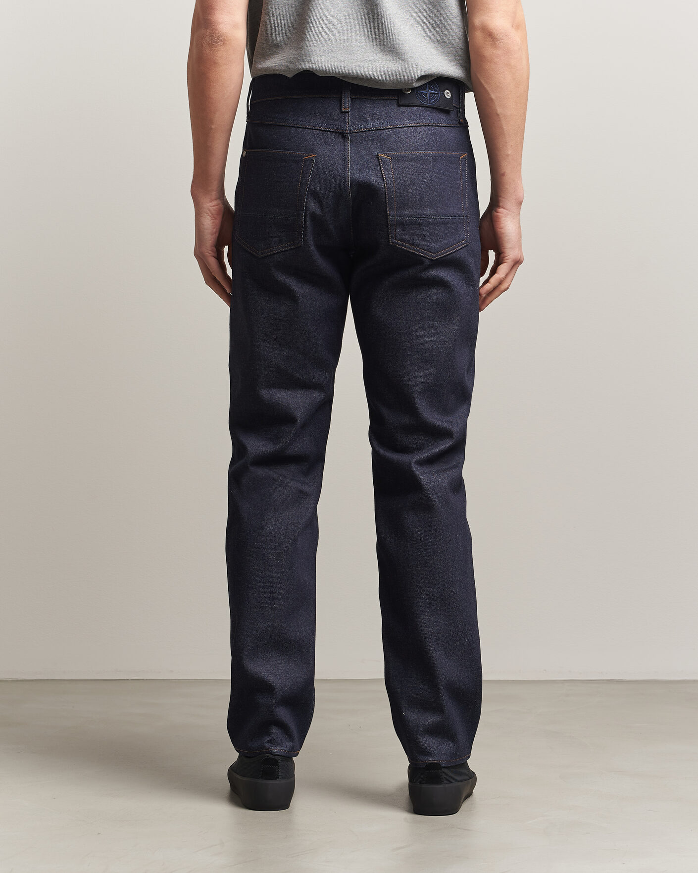 Herr | Byxor | Stone Island | Straight Fit Jeans Blue Raw